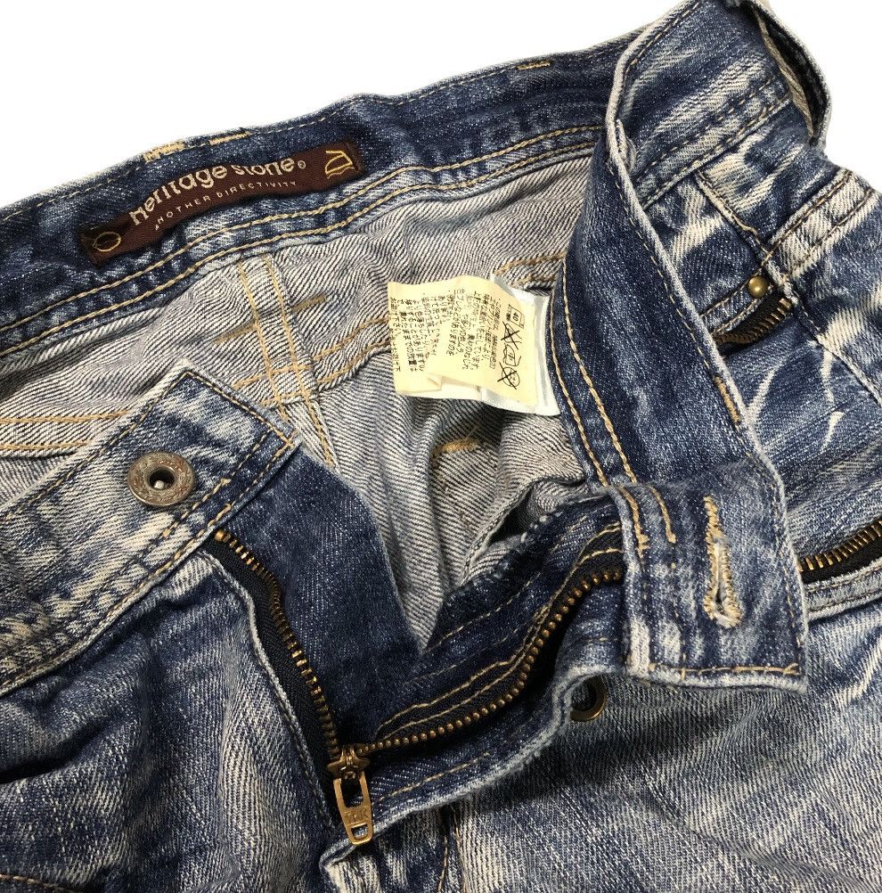 If Six Was Nine × Japanese Brand × Le Grande Bleu (L.G.B.) VINTAGE JAPANESE BRAND HERITAGE STONE DENIM JEANS Size US 32 / EU 48 - 19 Thumbnail