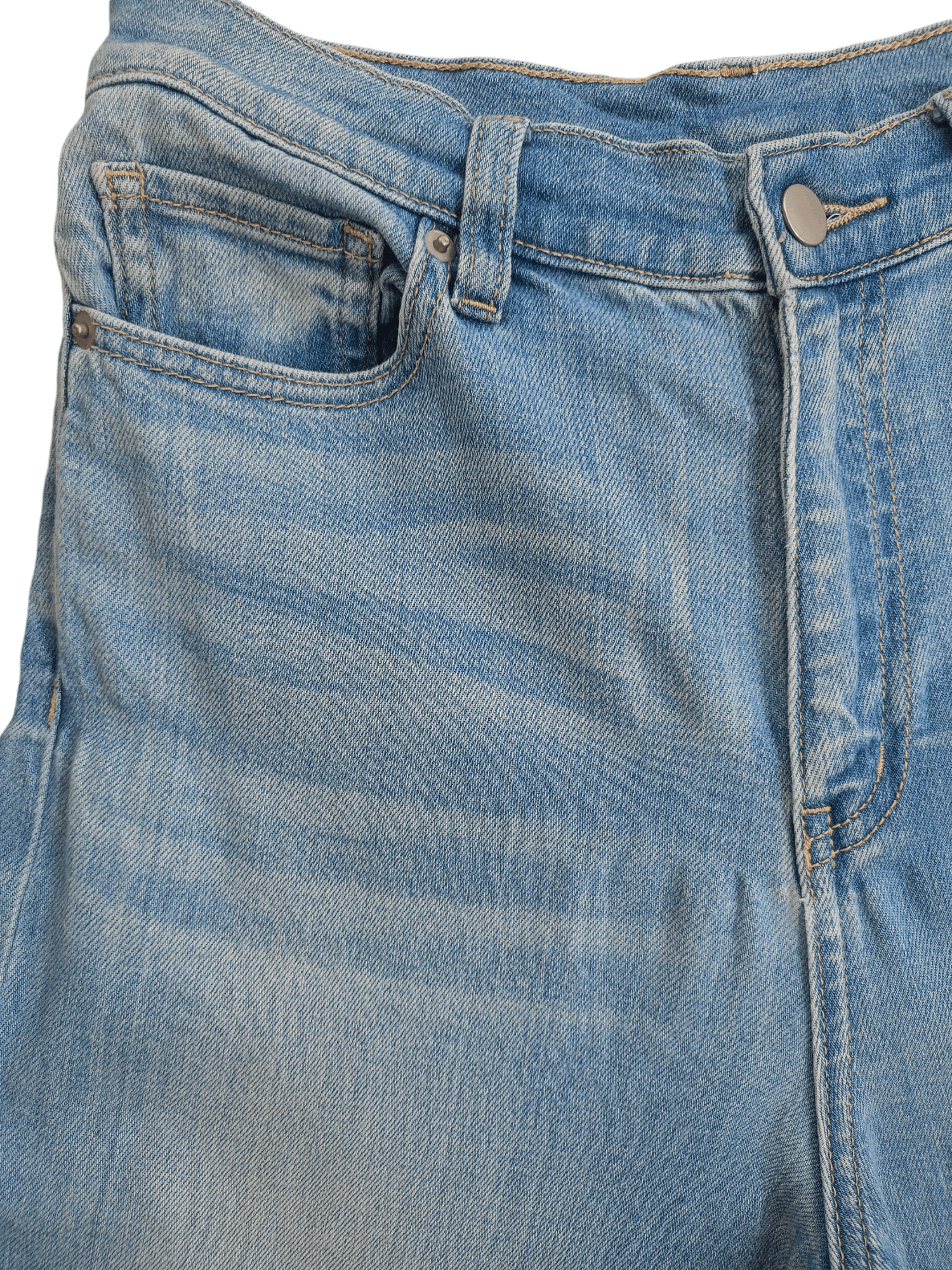 Japanese Brand × Vintage Japanese Brand Regular, Straight Cut Vintage Denim Size US 27 - 3 Thumbnail
