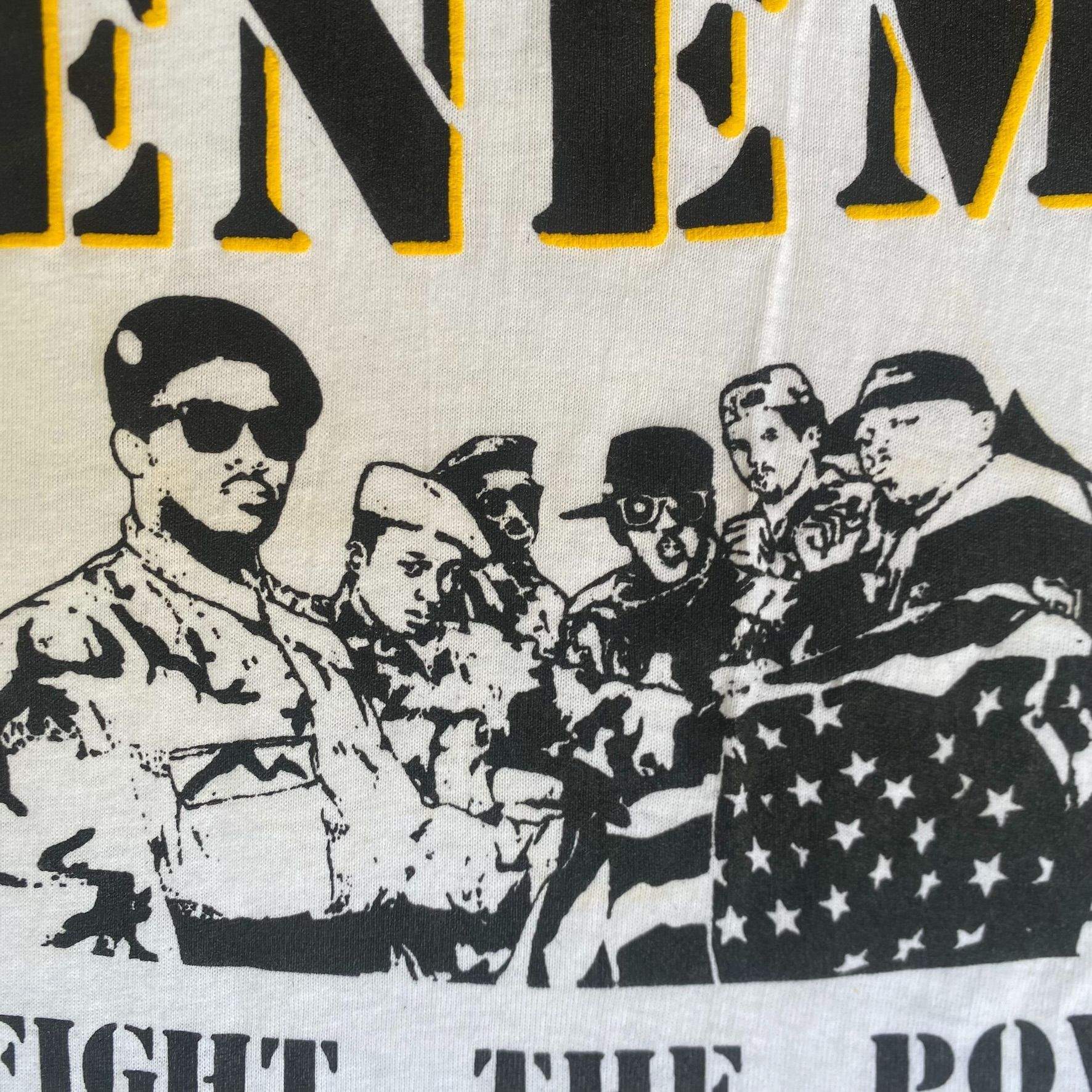 Public Enemy Vintage 90s Public Enemy Shirt Rap Hip Hop Single Stitch Tee Size US L / EU 52-54 / 3 - 4 Thumbnail