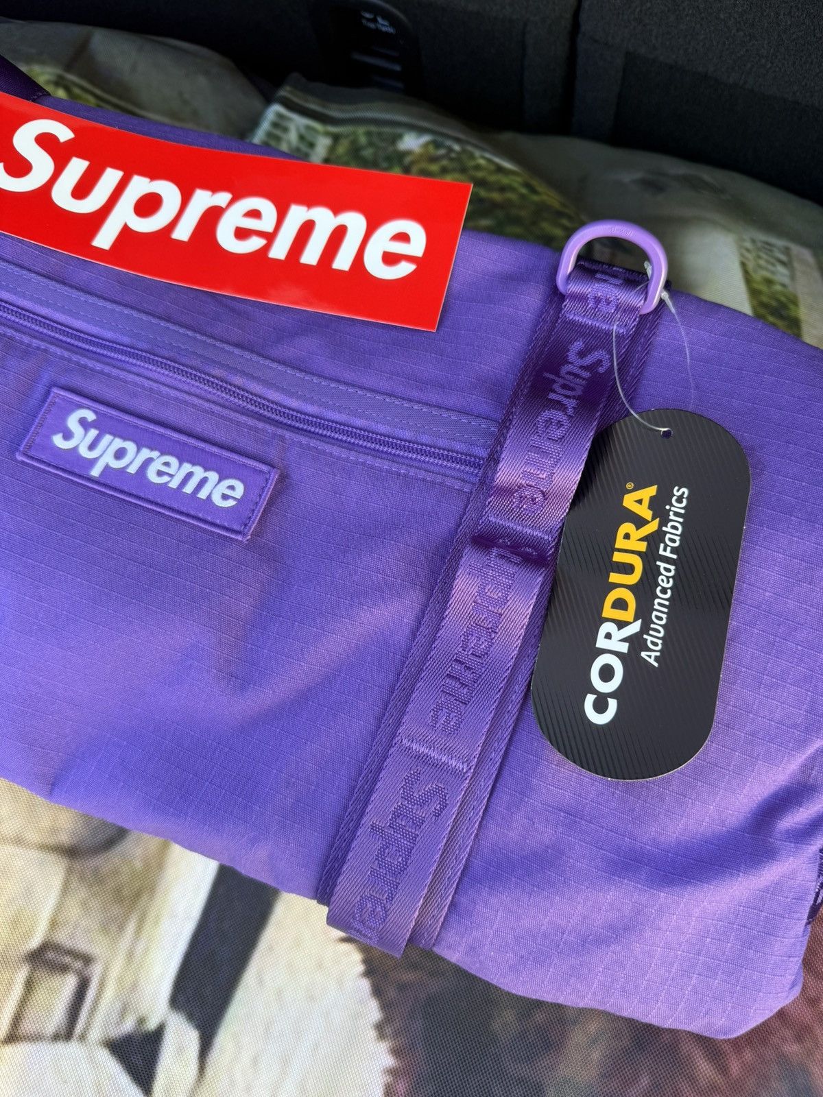 Supreme Supreme duffle bag purple SS26 Size ONE SIZE - 2 Thumbnail