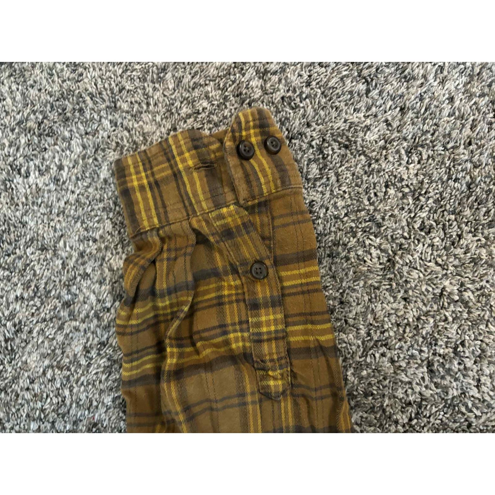 Carhartt Carhartt Rugged Flex Midweight Flannel Plaid Shirt Yellow L Size US L / EU 52-54 / 3 - 8 Thumbnail