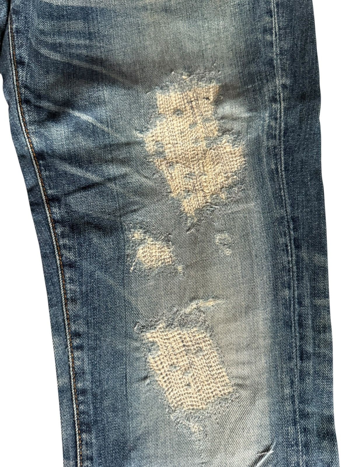 Tornado Mart Flared Jeans Sanford Distressed Faded Bootcut Denim Size US 31 - 5 Thumbnail