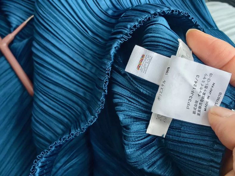 Issey Miyake Issey Miyake size:3 Blue pleated pants Size 42" / US 20 - 4 Thumbnail