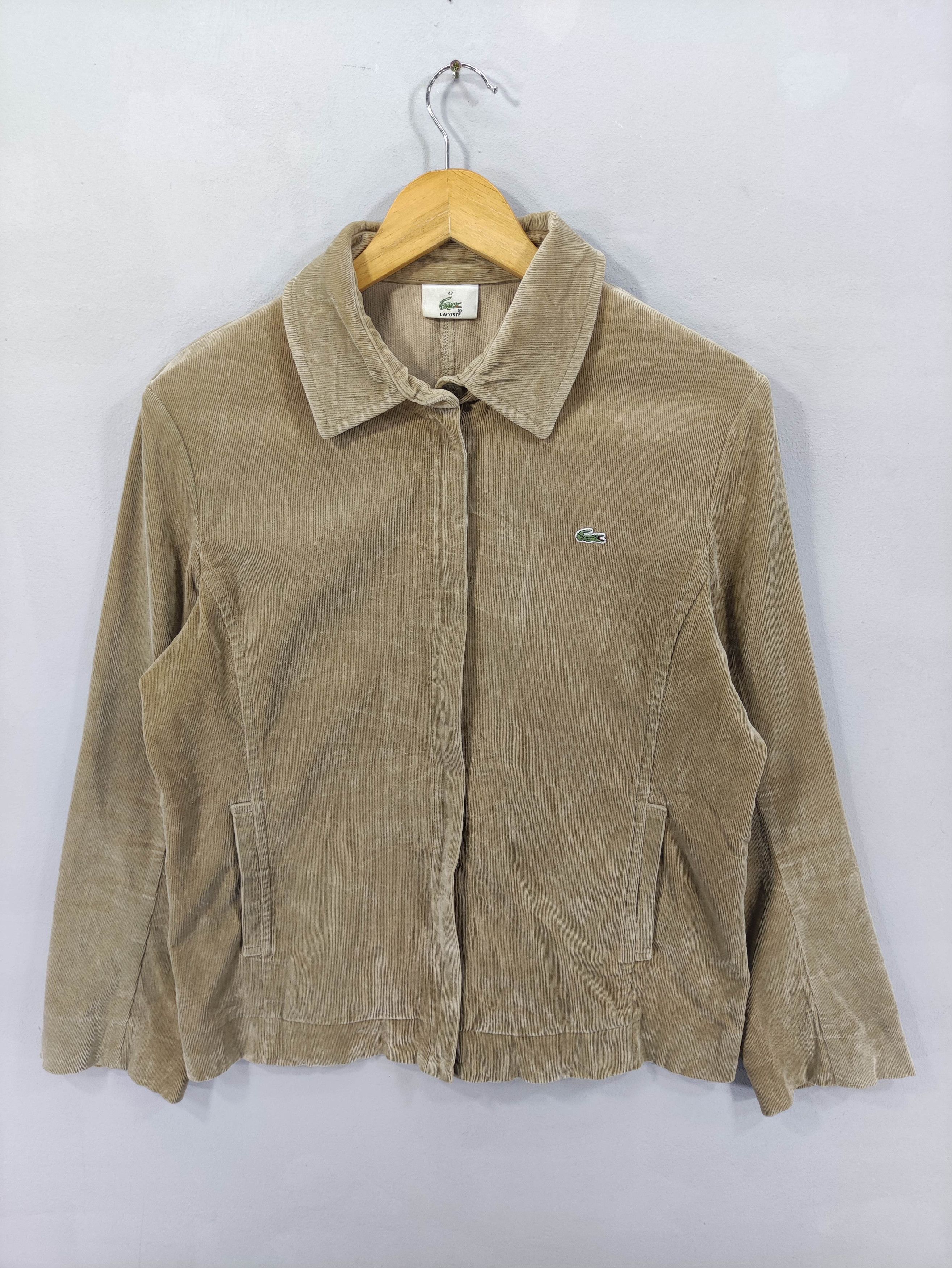 ジャケット・アウター Lacoste corduroy tailored jacket grunge True Vintage Lacoste Mens Corduroy IVY Jacket Sports Blazer