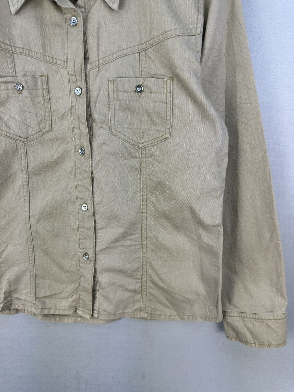 Michiko Koshino London Michiko London Jeans Flannel Work Shirt Size M / US 6-8 / IT 42-44 - 3 Thumbnail
