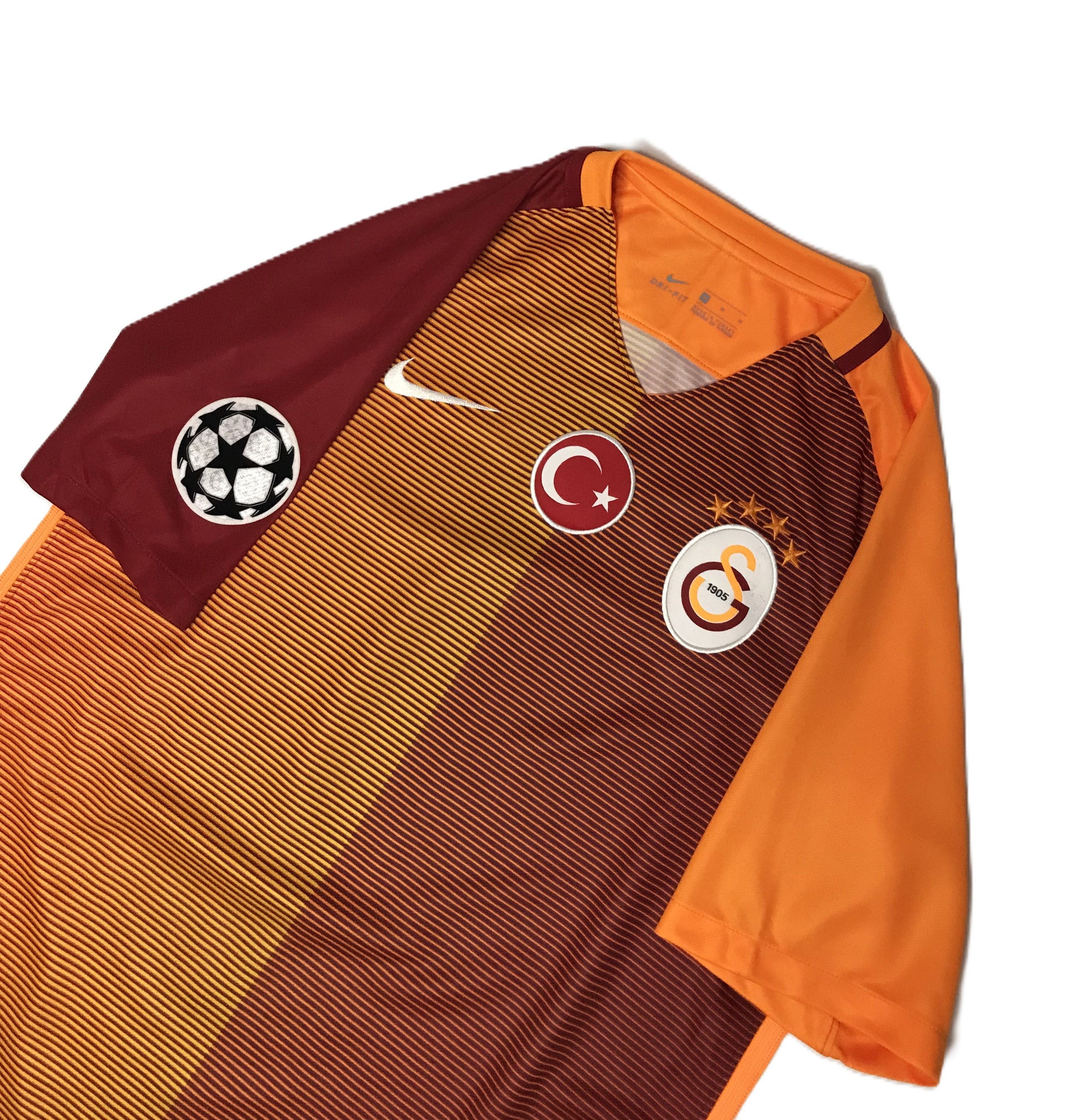 Nike Galatasaray 2017-18 Home Jersey Uğur #10 UEFA Sz M Size US M / EU 48-50 / 2 - 3 Thumbnail
