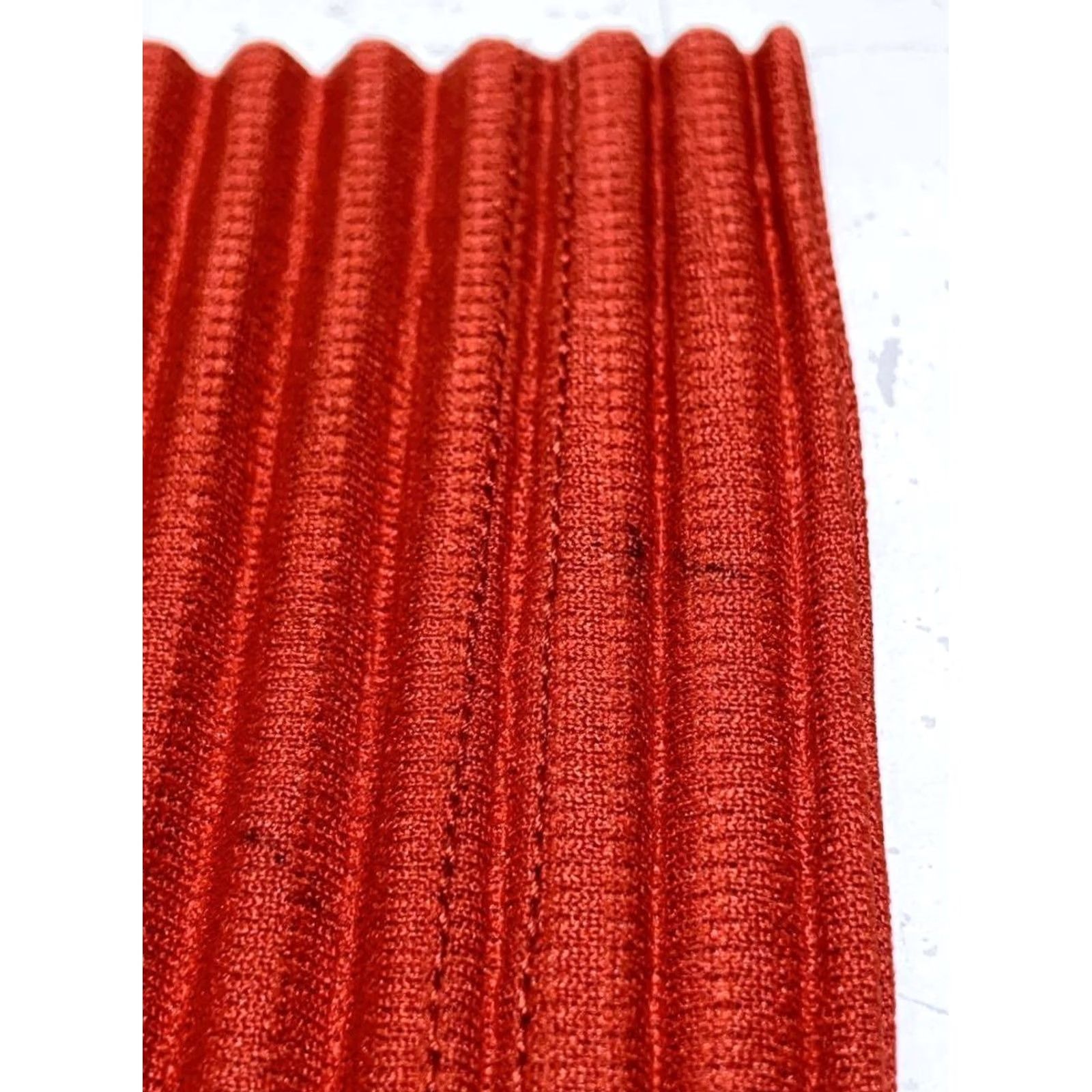 Issey Miyake ISSEY MIYAKE Long Sleeve T-Shirt Pleated Orange Mens XL Regular Size US XL / EU 56 / 4 - 7 Thumbnail