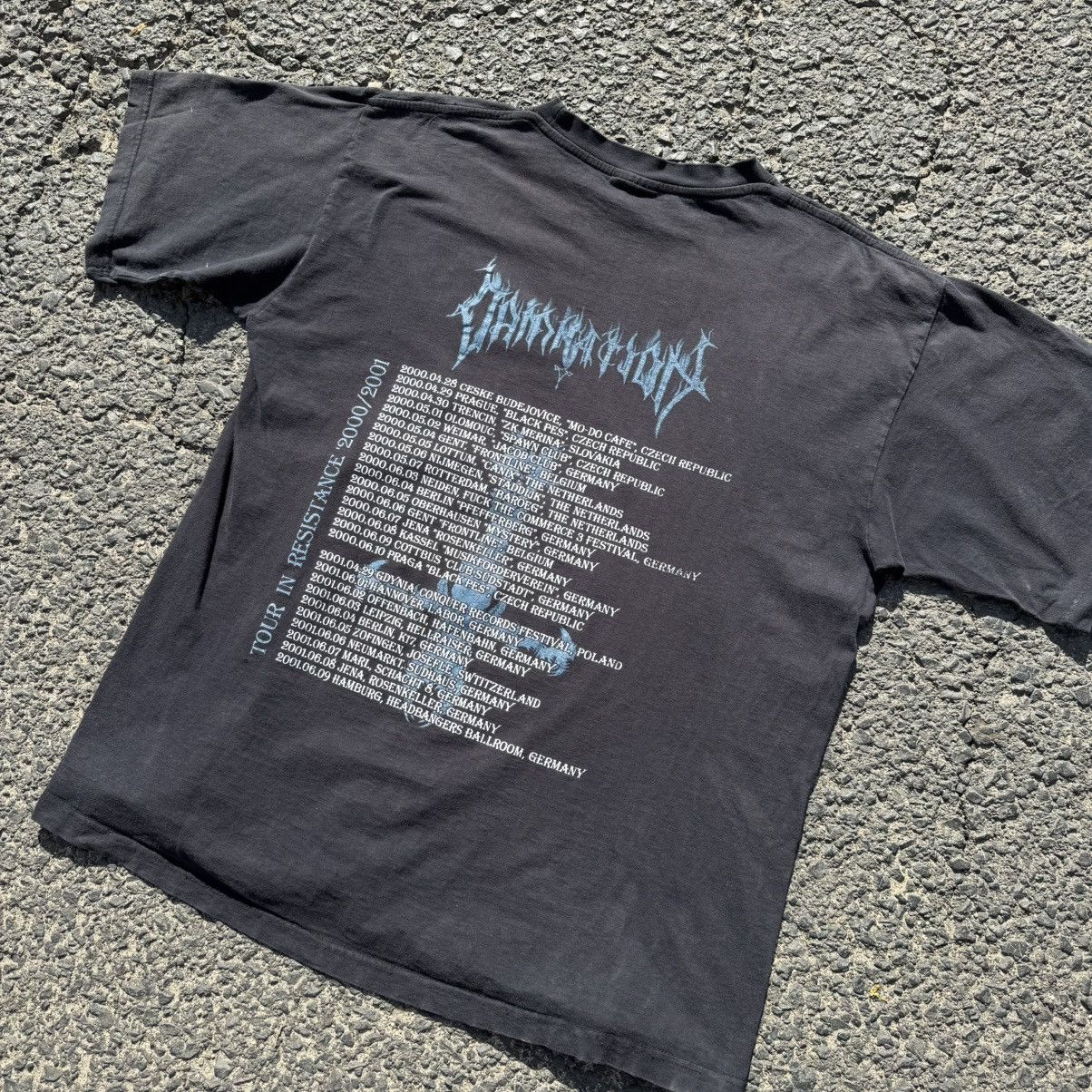 Band Tees Vintage Damnation Polish Thrashed Metal Band Tee Washed Size US L / EU 52-54 / 3 - 14 Thumbnail