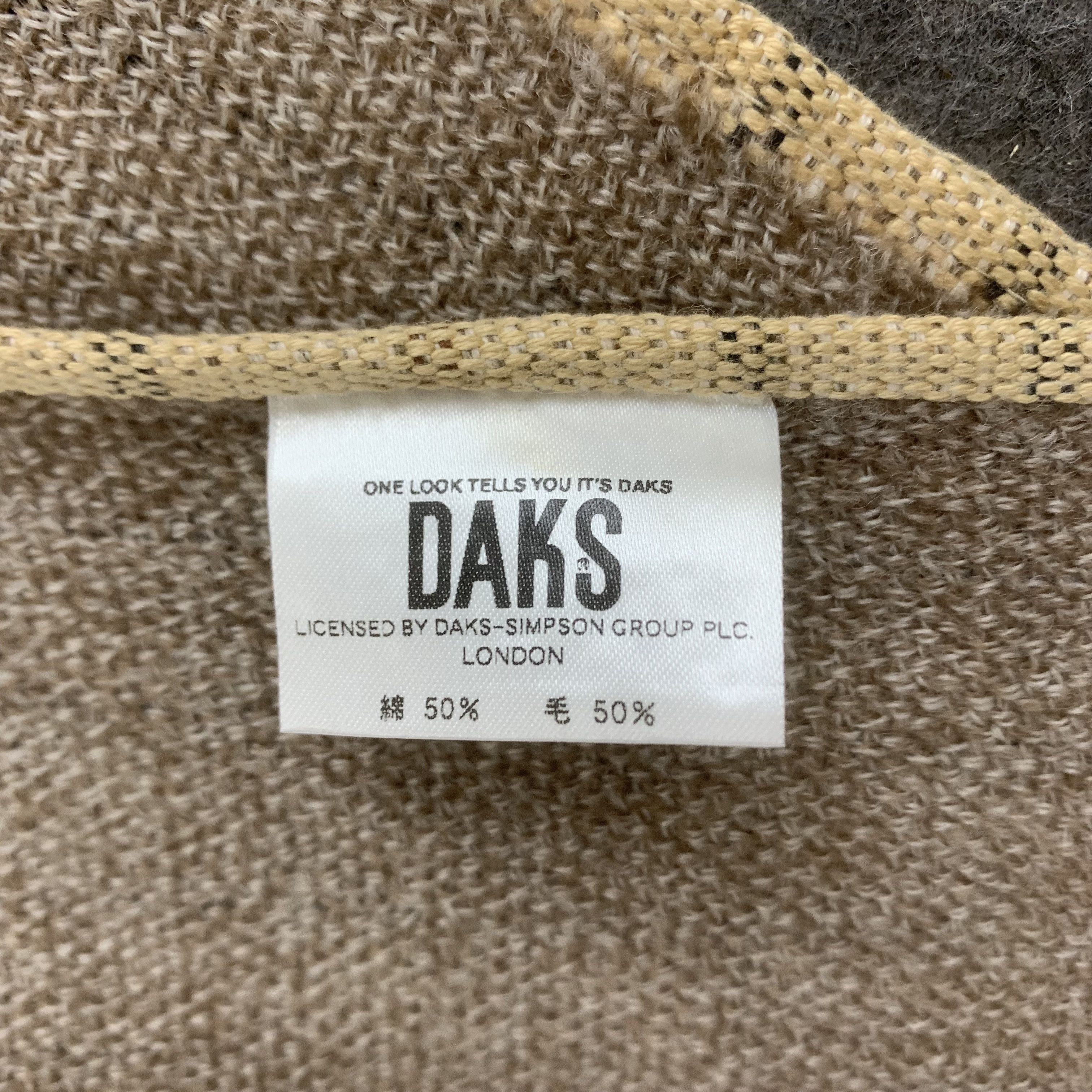 DAKS DAKS Scarf Wool Muffler Neck Wrap BL9239 Size ONE SIZE - 5 Thumbnail