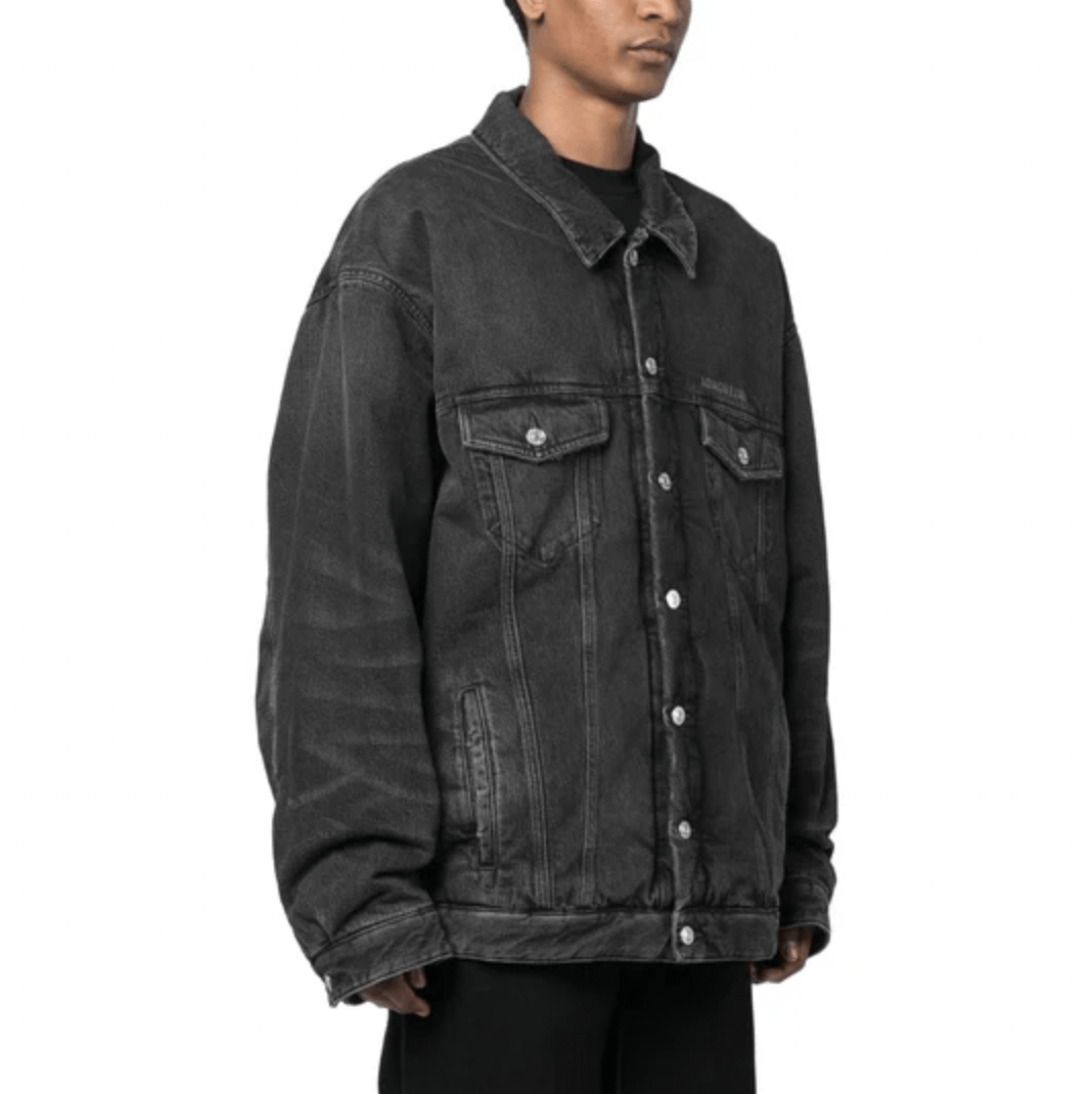 Balenciaga Balenciaga SS22 Padded Oversized Washed Denim Jacket Size US XL / EU 56 / 4 - 3 Thumbnail