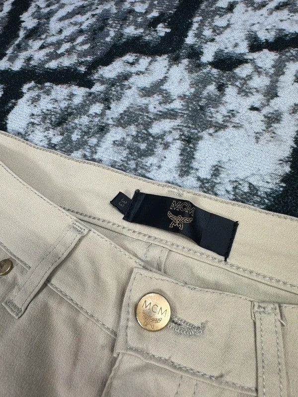MCM MCM vintage chino pants beige logo 33 Size US 33 - 6 Thumbnail