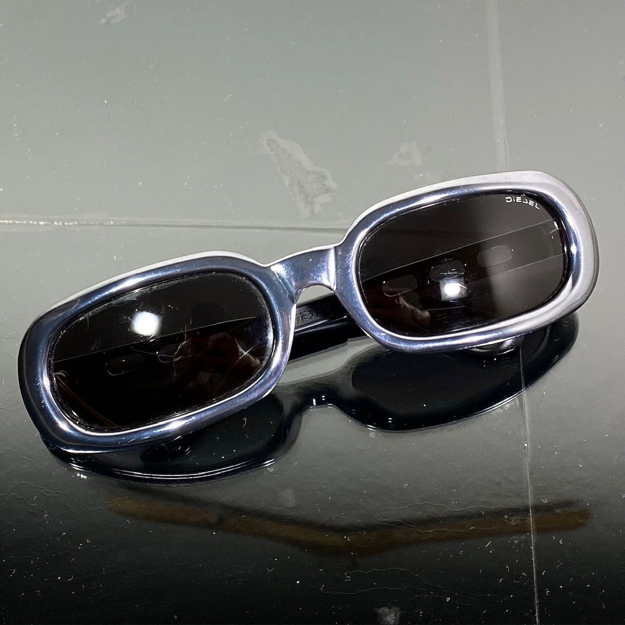 Diesel Lunettes De Soleil Striplight y2k Vintage 2000’s Diesel Size ONE SIZE - 4 Thumbnail