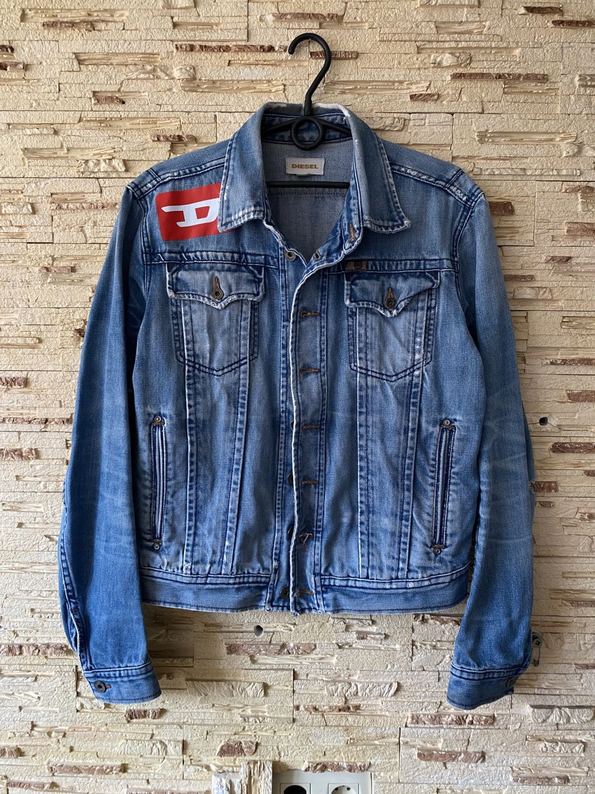 Diesel Diesel Vintage D Logo Denim Jacket Size US L / EU 52-54 / 3 - 4 Thumbnail