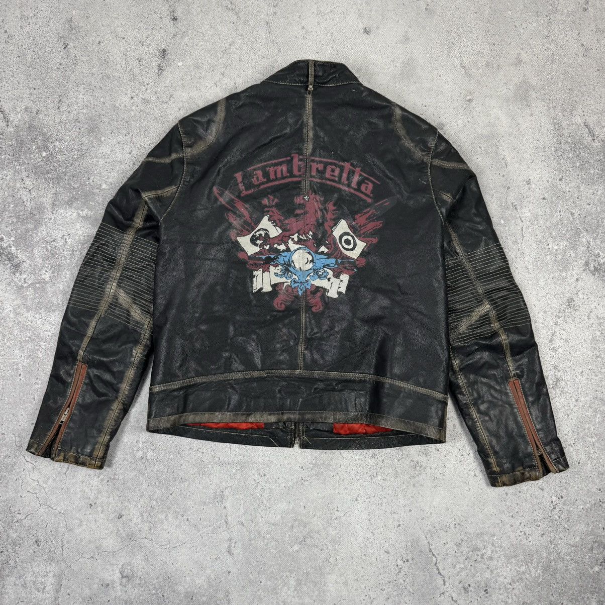 Motorbike Jacket Lambretta Leather Jacket Lambretta Classic