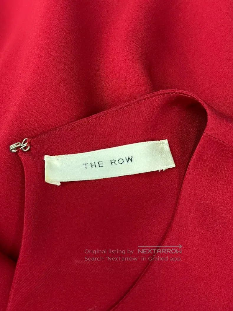 The Row The Row Red silk sleeveless dress Size XS / US 0-2 / IT 36-38 - 5 Thumbnail