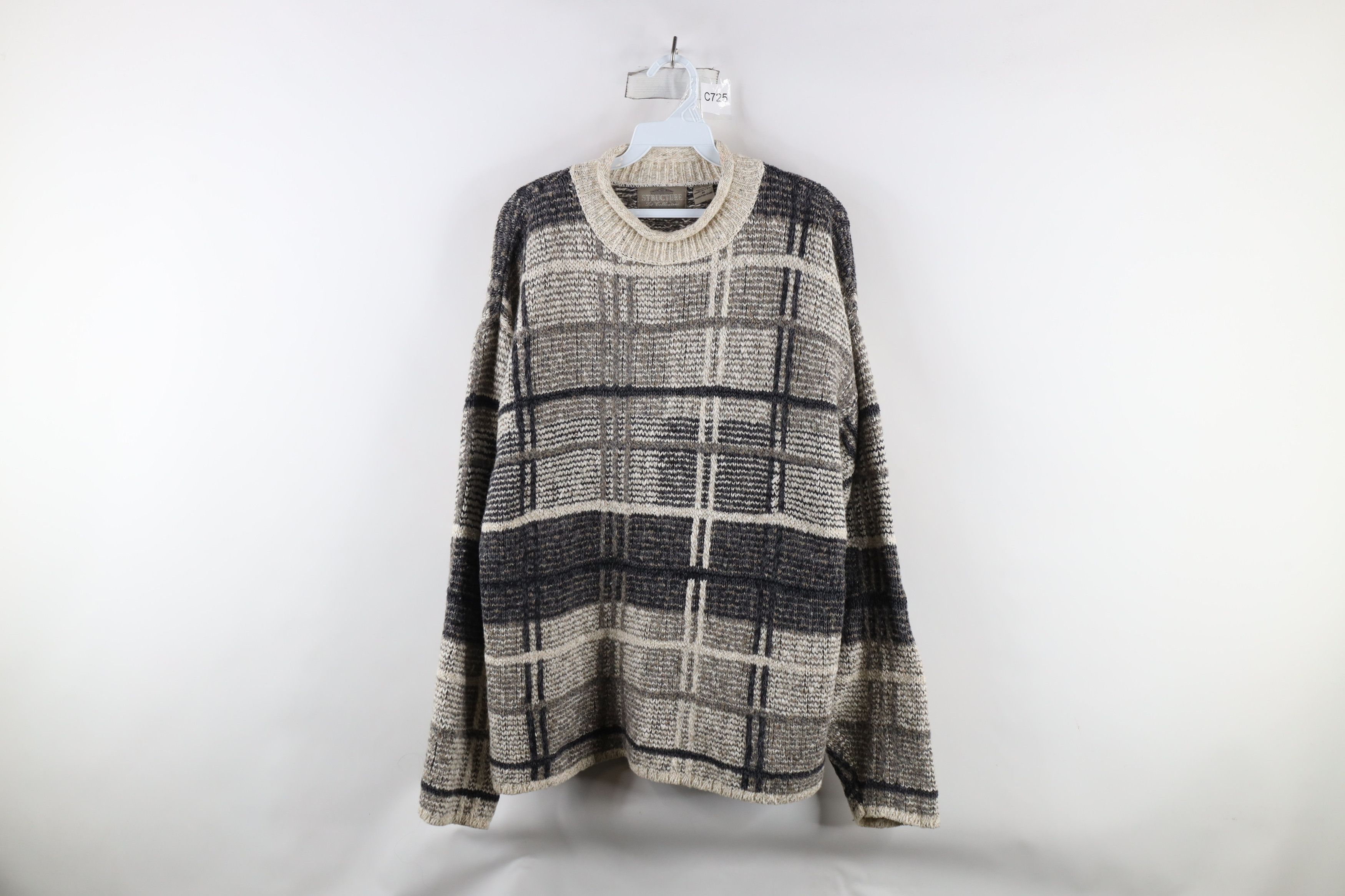 Vintage Vintage 90s Streetwear Marled Knit Heavyweight Sweater USA Size US M / EU 48-50 / 2 - 1 Thumbnail