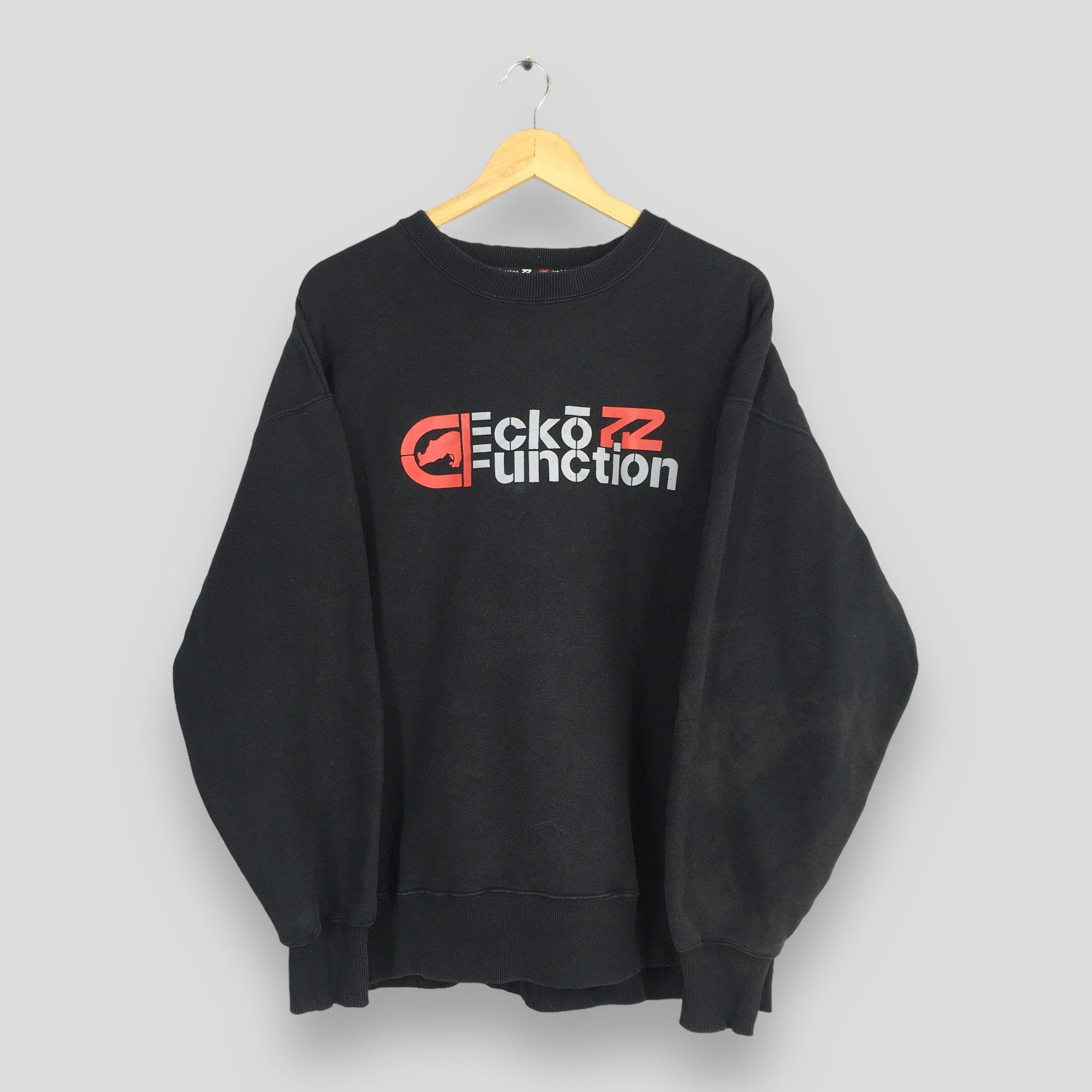 Ecko Unltd. Vintage Ecko Function Black Sweatshirt XLarge Size US XL / EU 56 / 4 - 1 Thumbnail