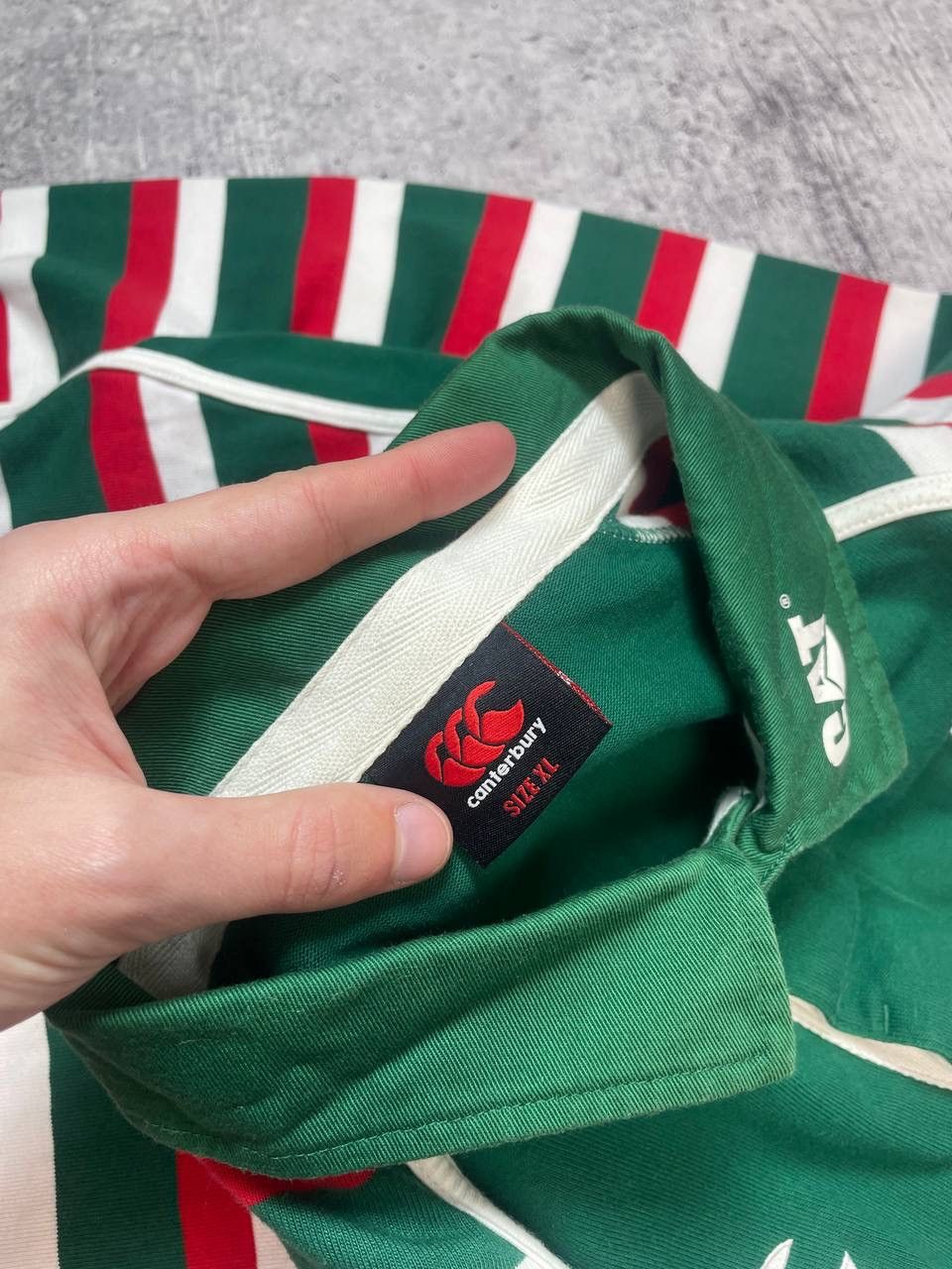 Canterbury of New Zealand Vintage Canterbury Leicester Tigers Rugby Long Shirt Y2K Size US XL / EU 56 / 4 - 6 Thumbnail