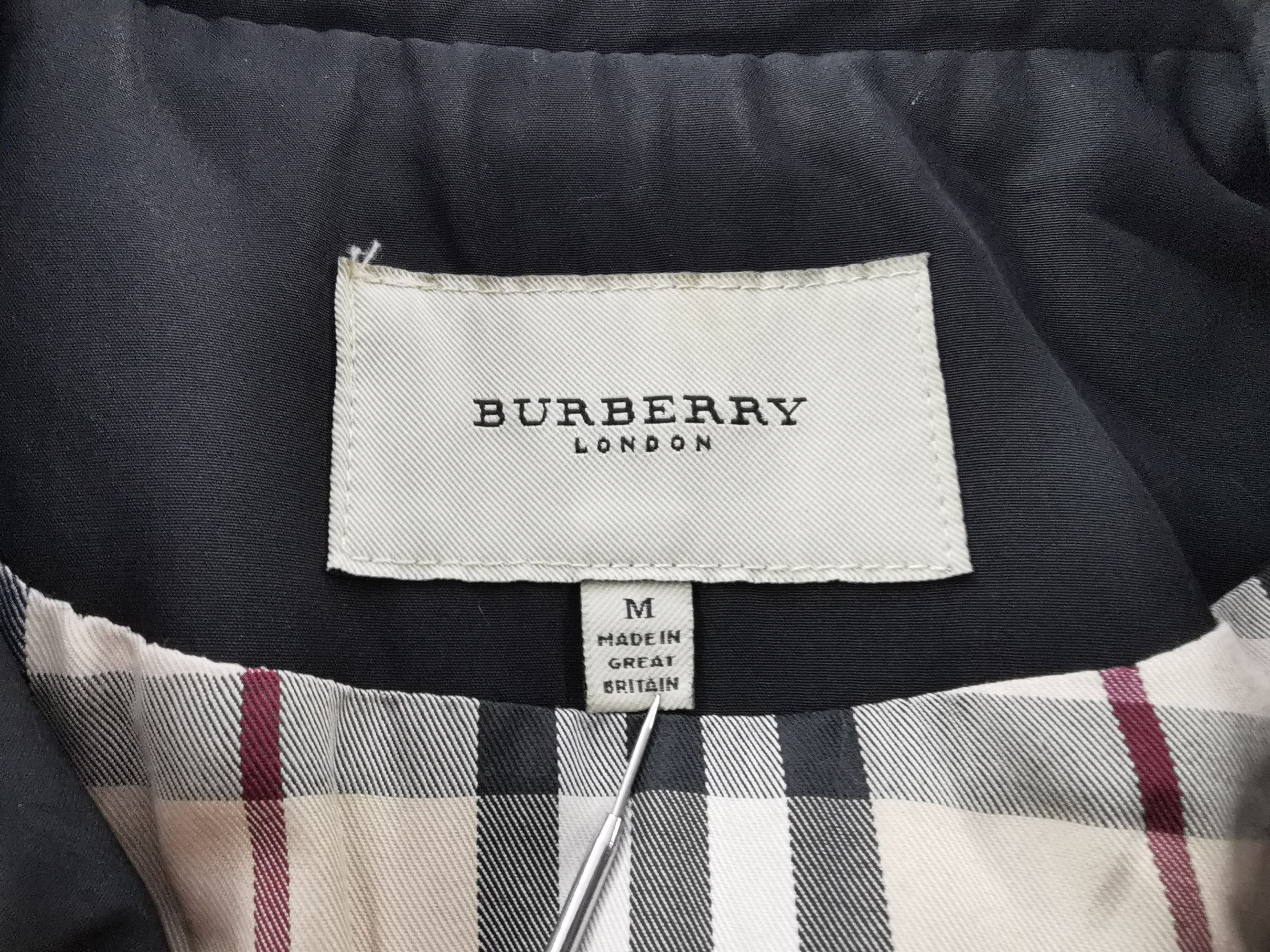 Burberry Vintage 90s Burberry Coat Jacket Made In Britain Size M Size US M / EU 48-50 / 2 - 4 Thumbnail