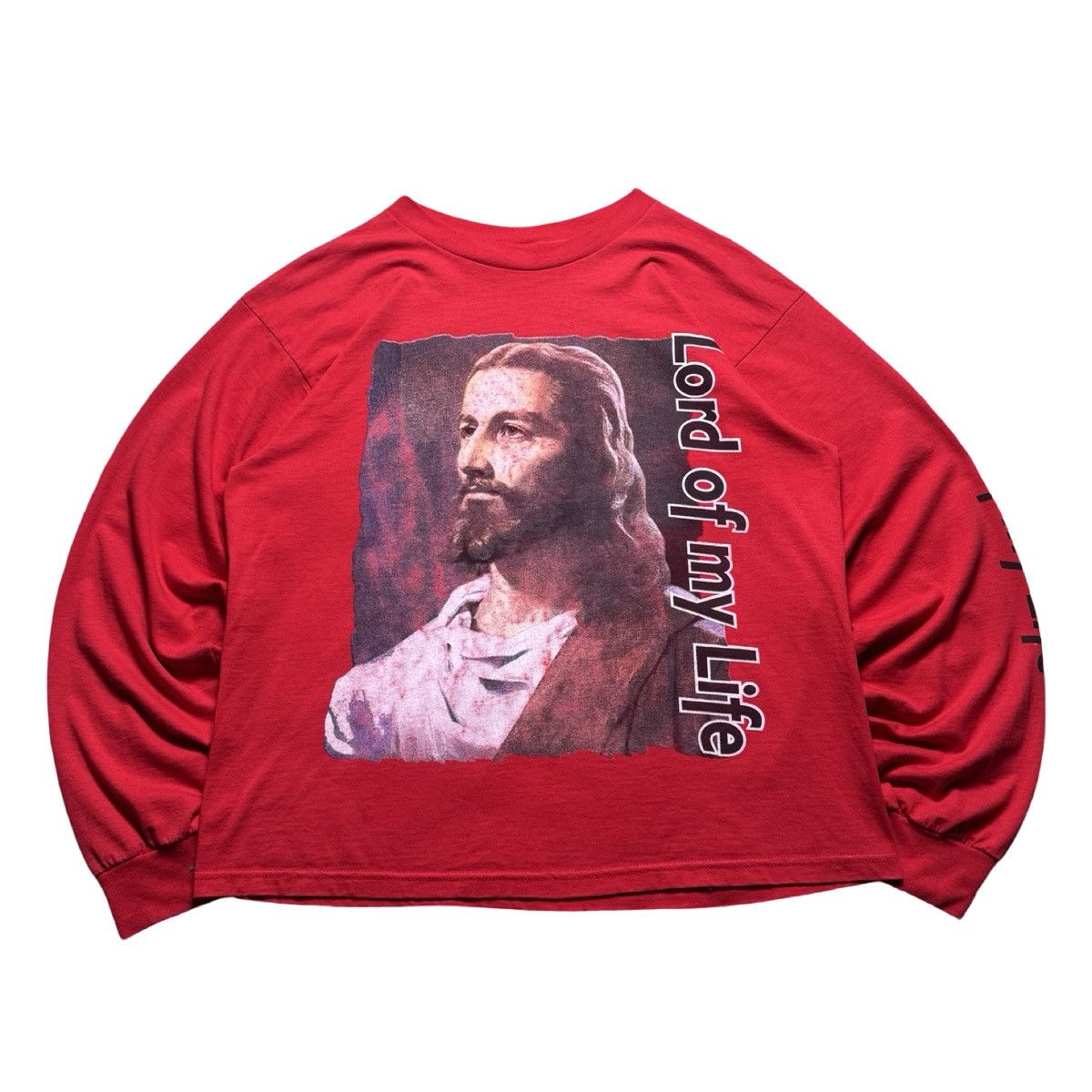 Other Vinta 90s Jesus Rap Tee Lord of My Life Men's L Red ERD Size US L / EU 52-54 / 3 - 2 Thumbnail