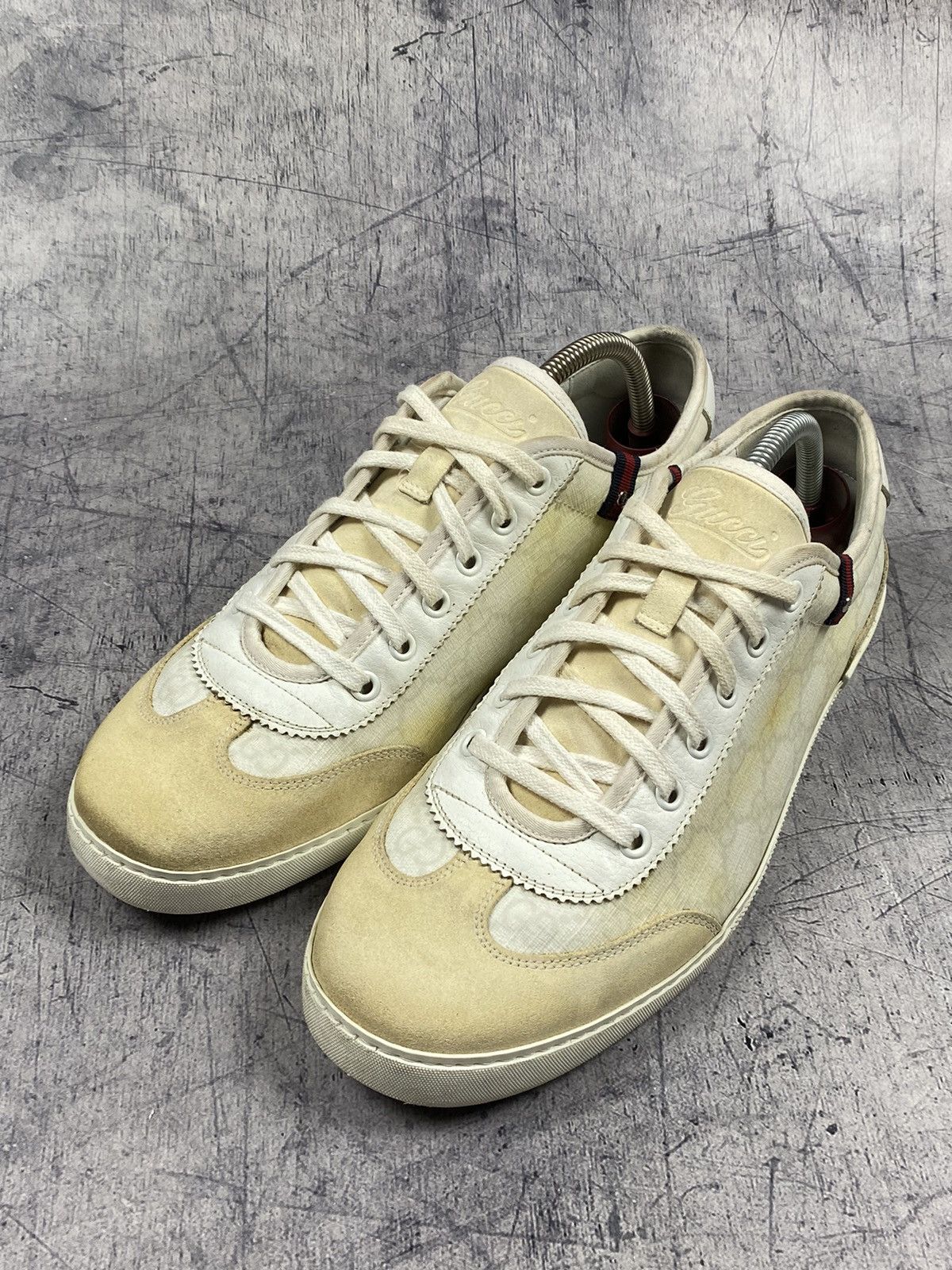 Gucci Vintage Gucci GG Canvas Monogram Low Sneakers Shoes Size US 8 / EU 41 - 6 Thumbnail