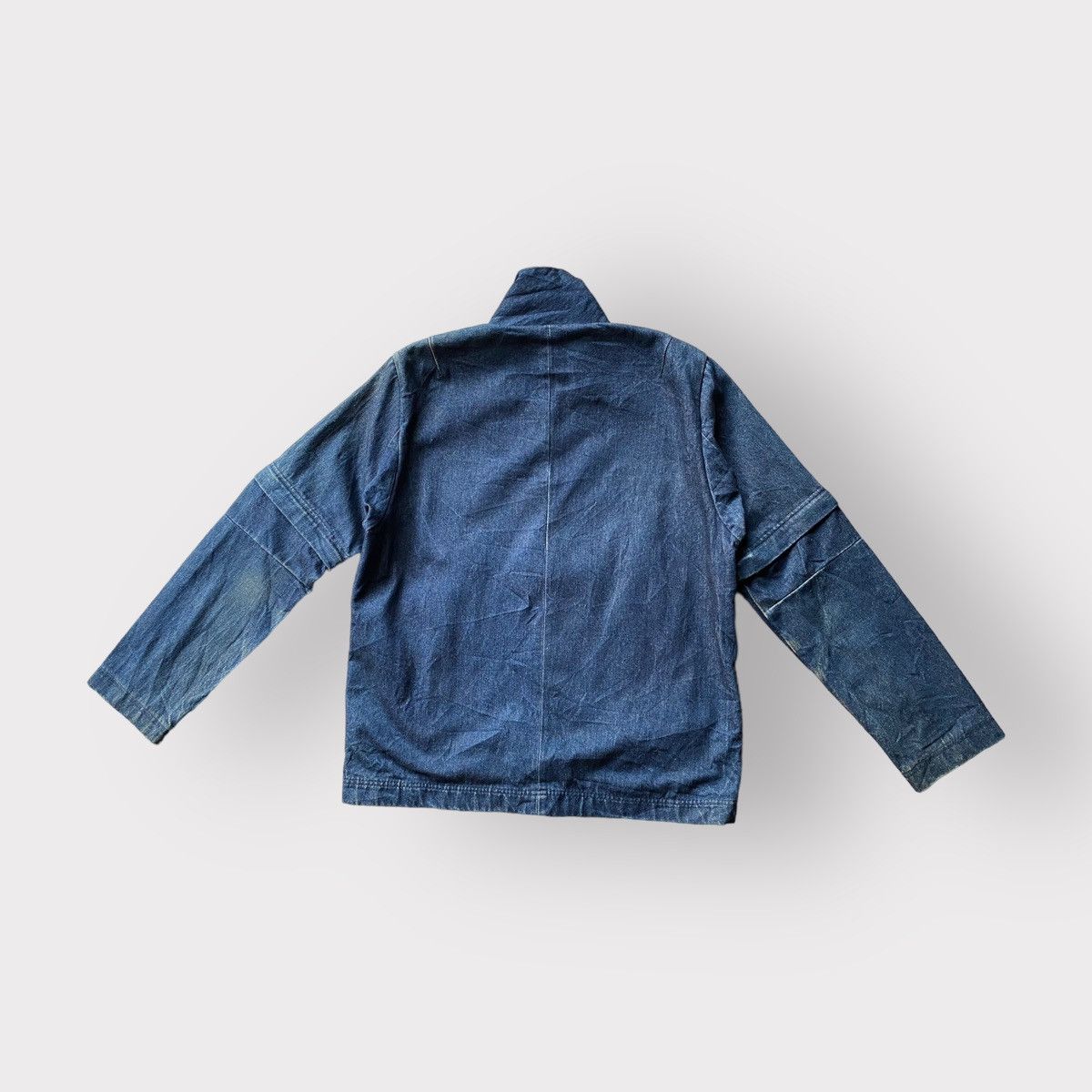 Number (N)ine × Takahiromiyashita The Soloist. Vintage 1998 Number (N)ine Removable Denim Jacket Size US M / EU 48-50 / 2 - 7 Thumbnail