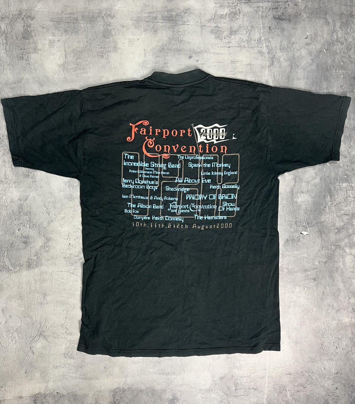 Band Tees × Vintage Vintage T-shirt rock 00s Fairport Convention Size US L / EU 52-54 / 3 - 5 Thumbnail
