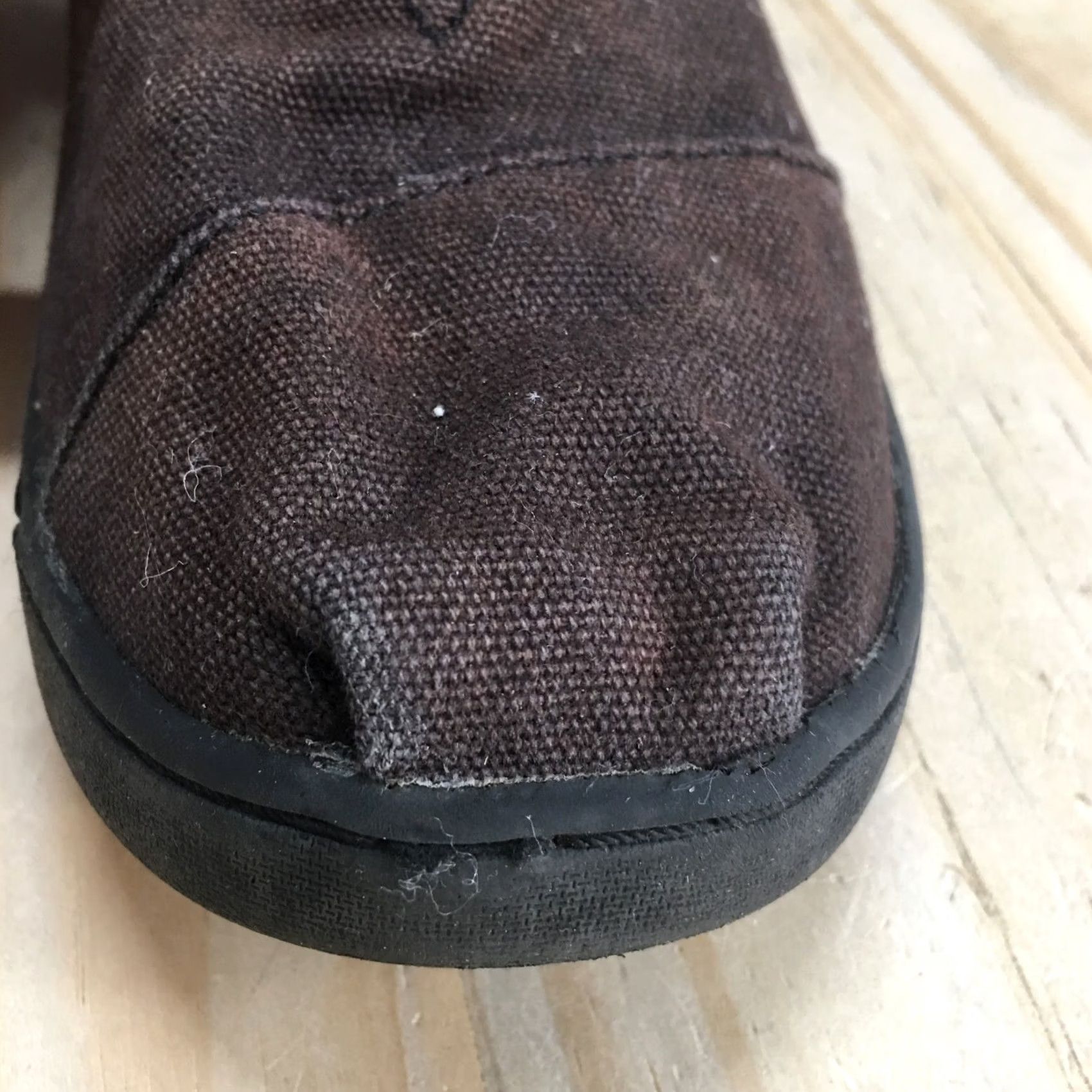 Toms TOMS Shoes Mens 5 Slip On Sneakers Brown Round Toe Low Top Casual Flats Shoes 10010530 Size S / US 4 / IT 40 - 5 Thumbnail
