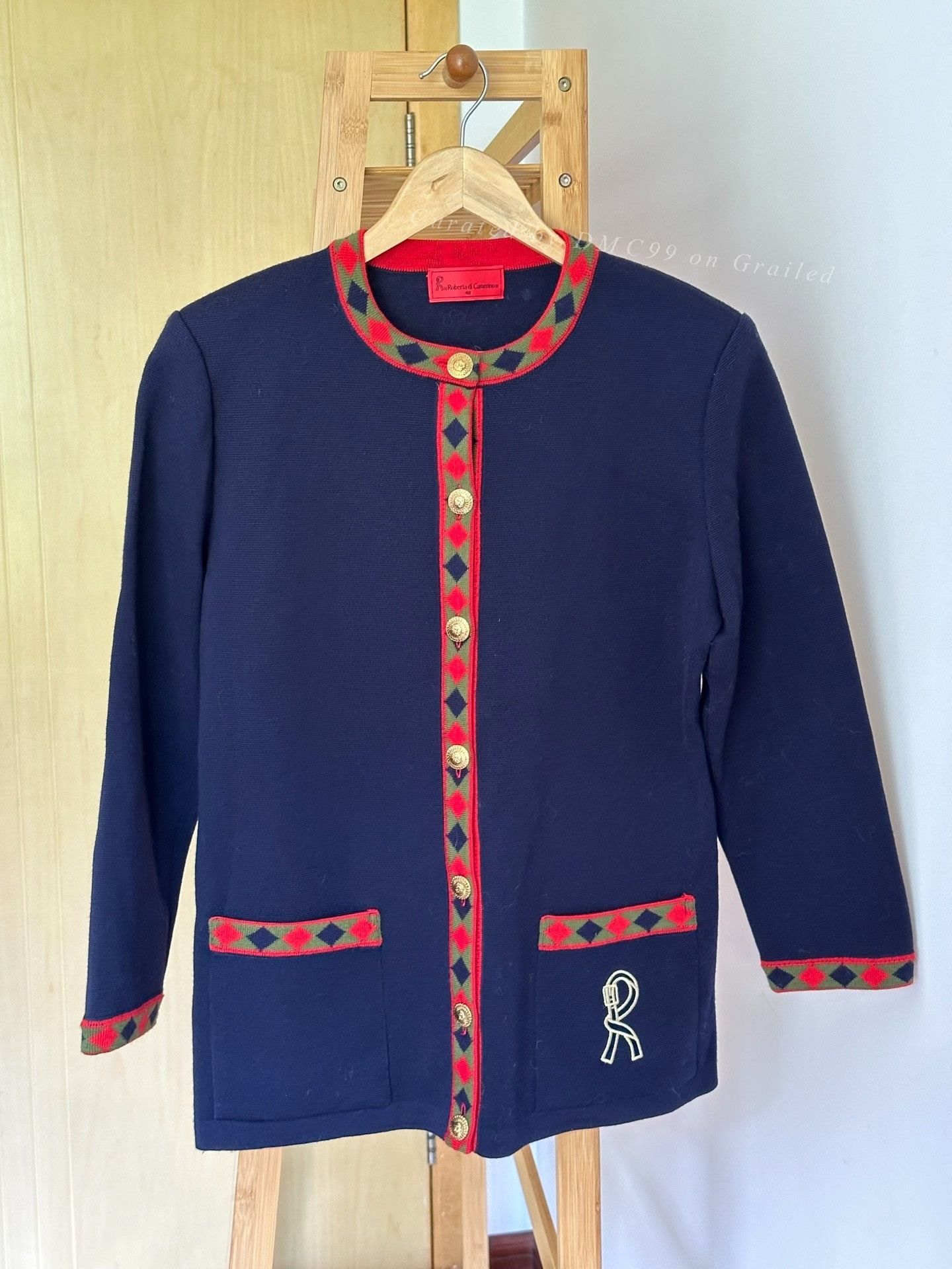 Roberta di Camerino Vintage Roberta di Camerino Wool Coat Size S / US 4 / IT 40 - 1 Thumbnail