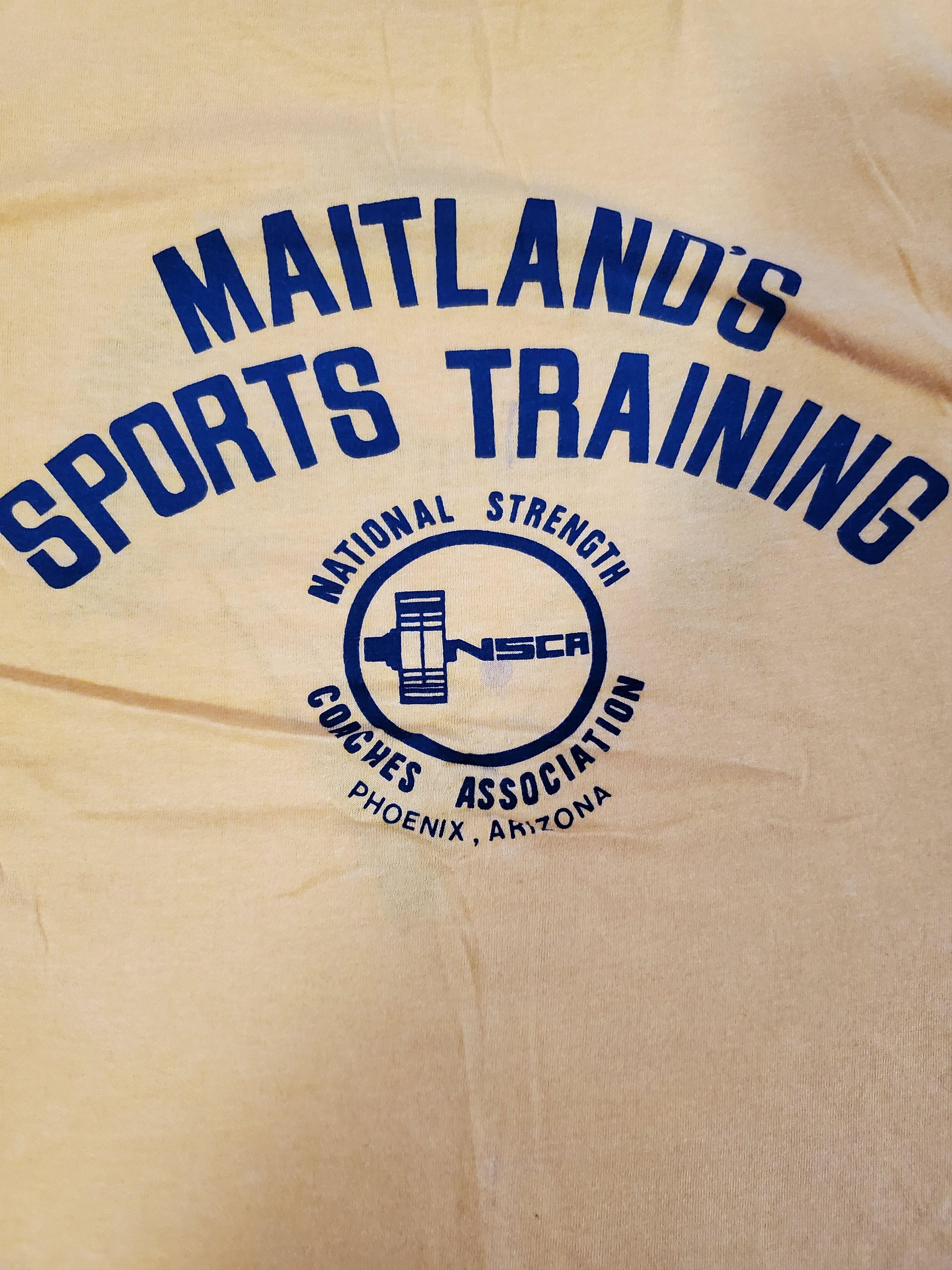 Vintage Vintage weightlifting stregnth training nsca arizona Size US S / EU 44-46 / 1 - 4 Thumbnail