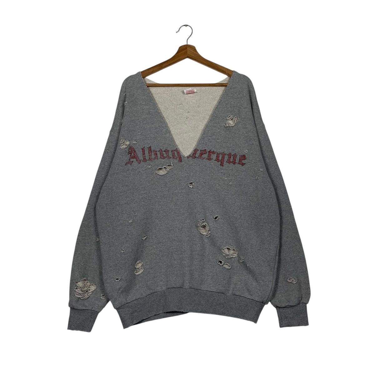 Japanese Brand Japanese Brand Freaks Store Albuquerque V Neck Sweater Size L / US 10 / IT 46 - 1 Thumbnail