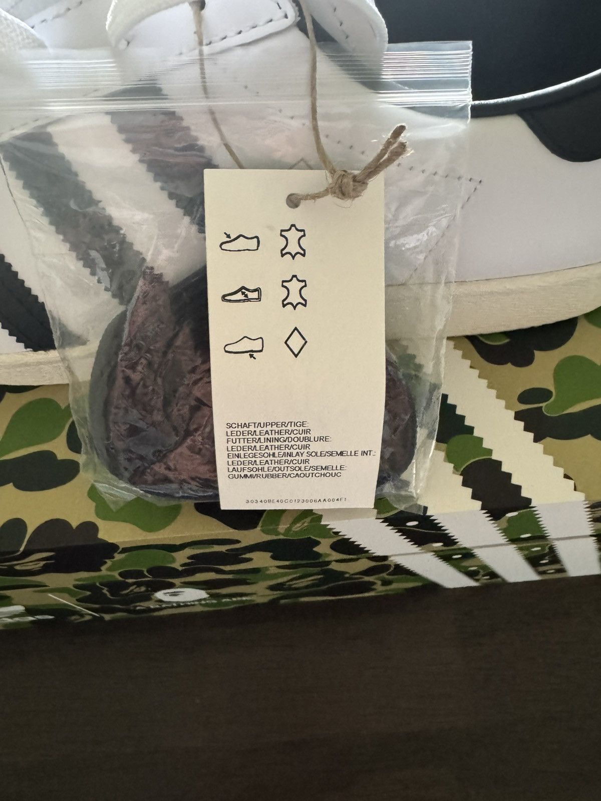 Adidas × Bape Bape x adidas Superstar80s White Black Size US 11 / EU 44 - 11 Thumbnail
