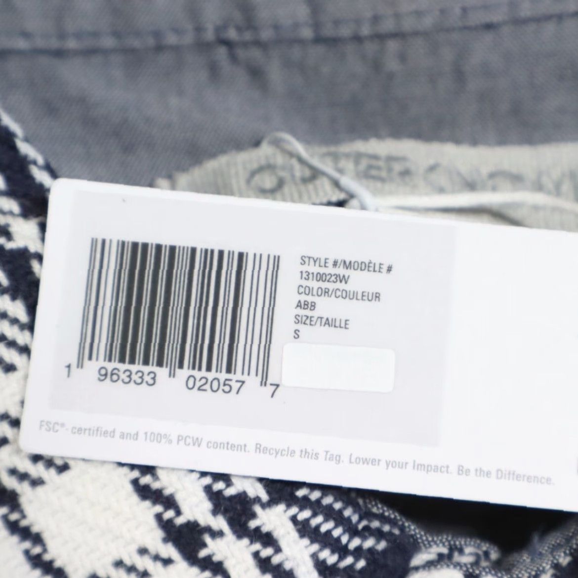 Outerknown Outerknown Blanket Cotton Plaid Long Sleeve Button Up Shirt Blue White Men's S Size US S / EU 44-46 / 1 - 6 Thumbnail