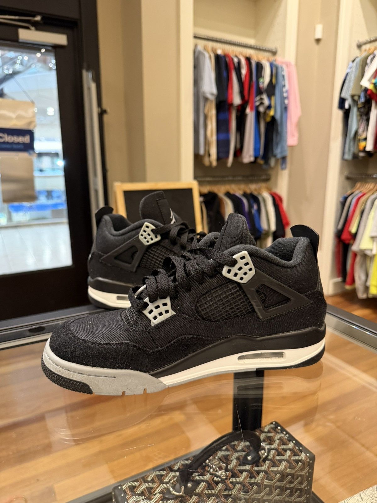 Jordan Brand Jordan 4 Retro SE ‘Black Canvas’ Size US 7.5 / EU 40-41 - 4 Thumbnail