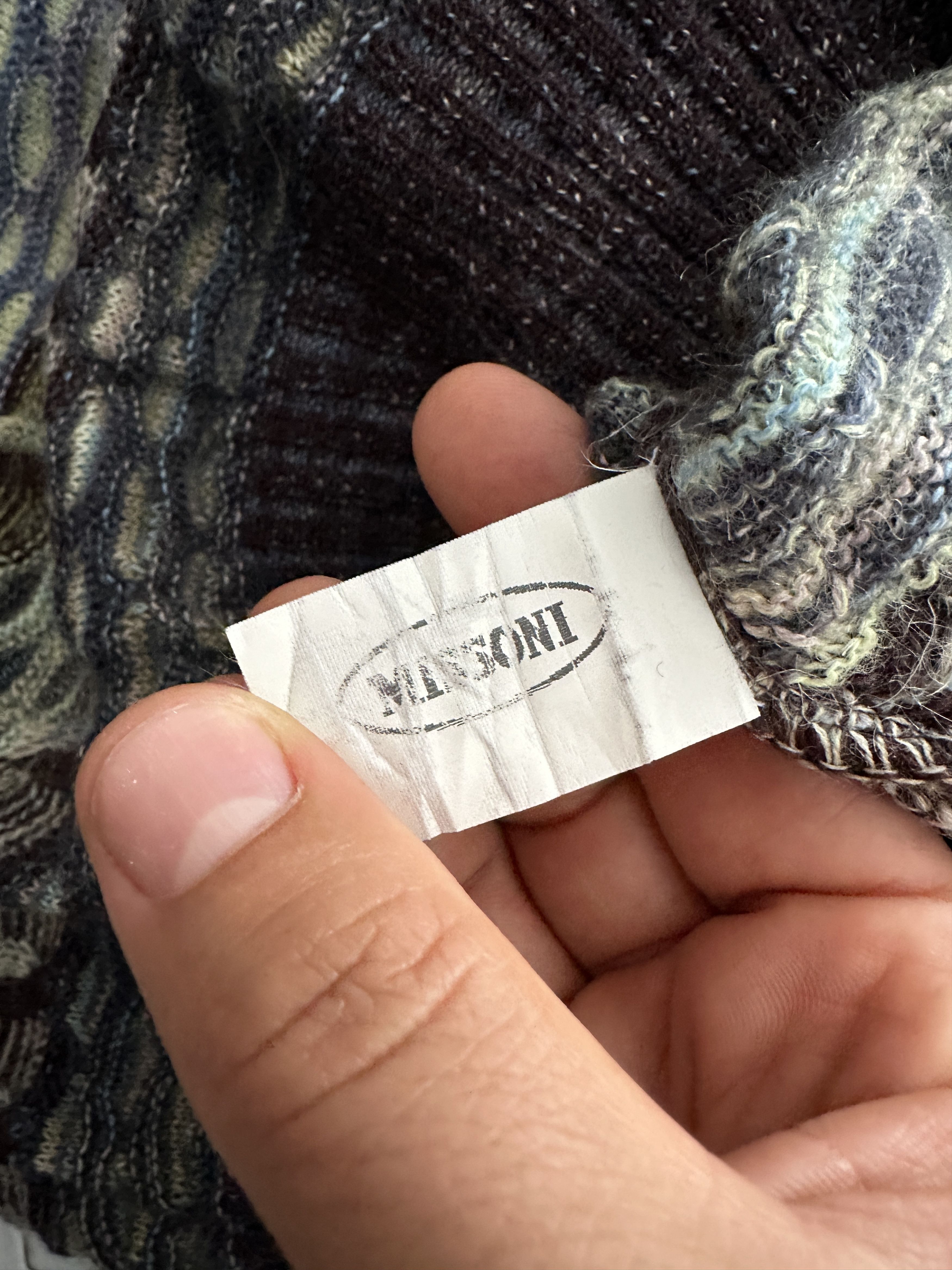 Missoni Missoni Uomo Textured Multi Knit Sweater Mohair Size 54 Size US L / EU 52-54 / 3 - 7 Thumbnail