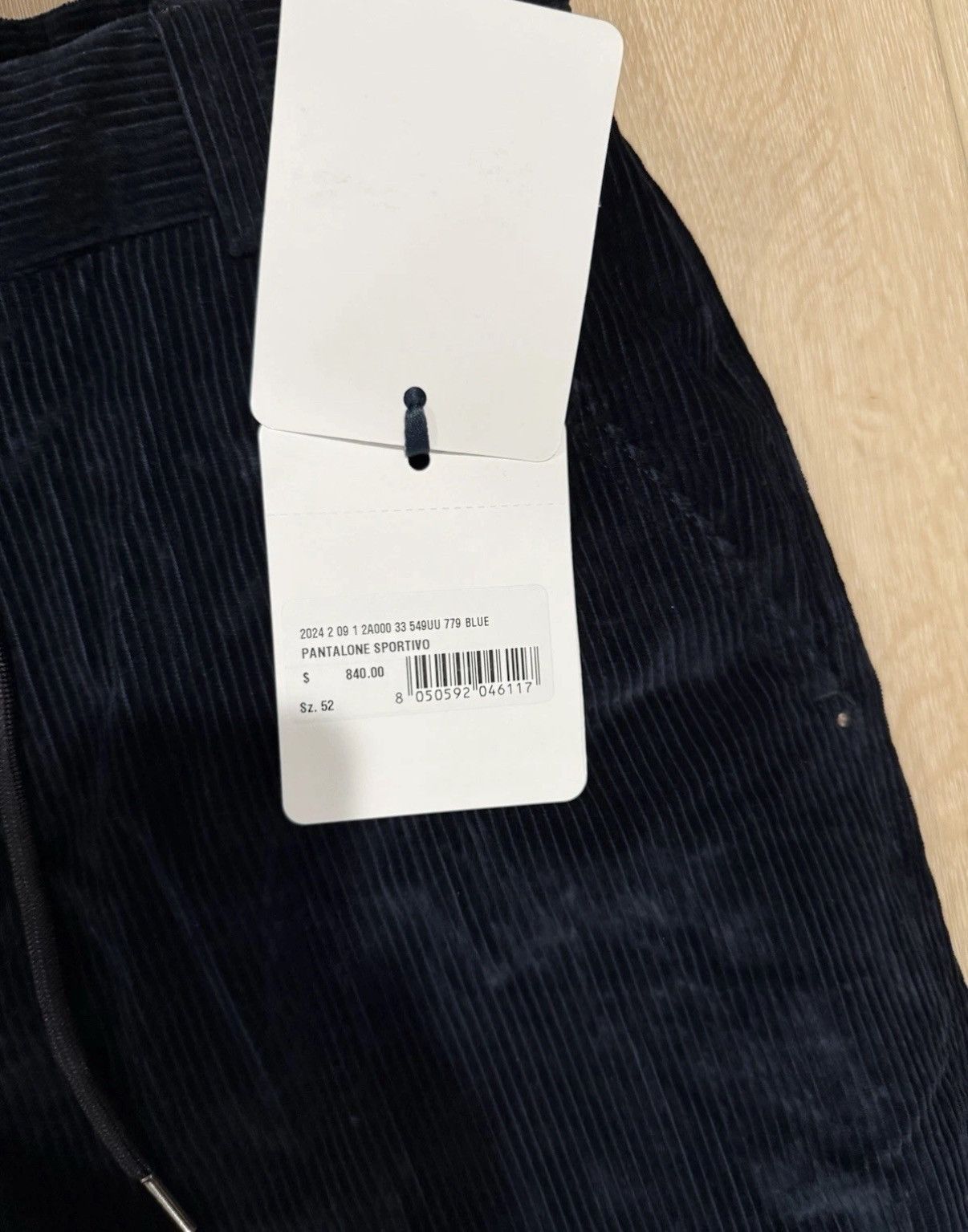 Moncler Moncler Drawstring Stretch Trousers Dark Blue Size 52 US XL Size US 36 / EU 52 - 9 Thumbnail