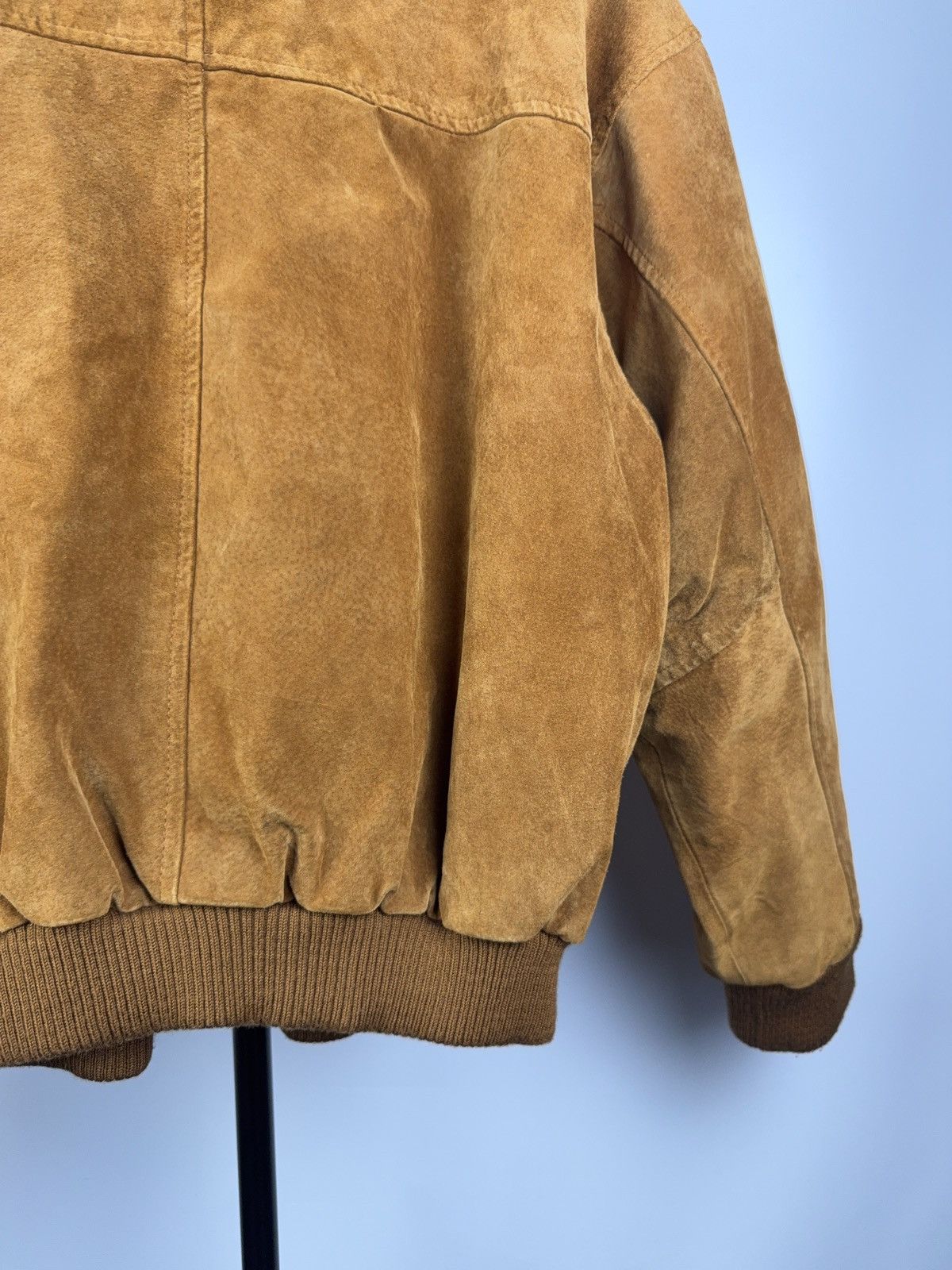 Leather Vintage Western Cowboy Leather MOTO Bomber Jacket Rock Punk Size US L / EU 52-54 / 3 - 12 Thumbnail