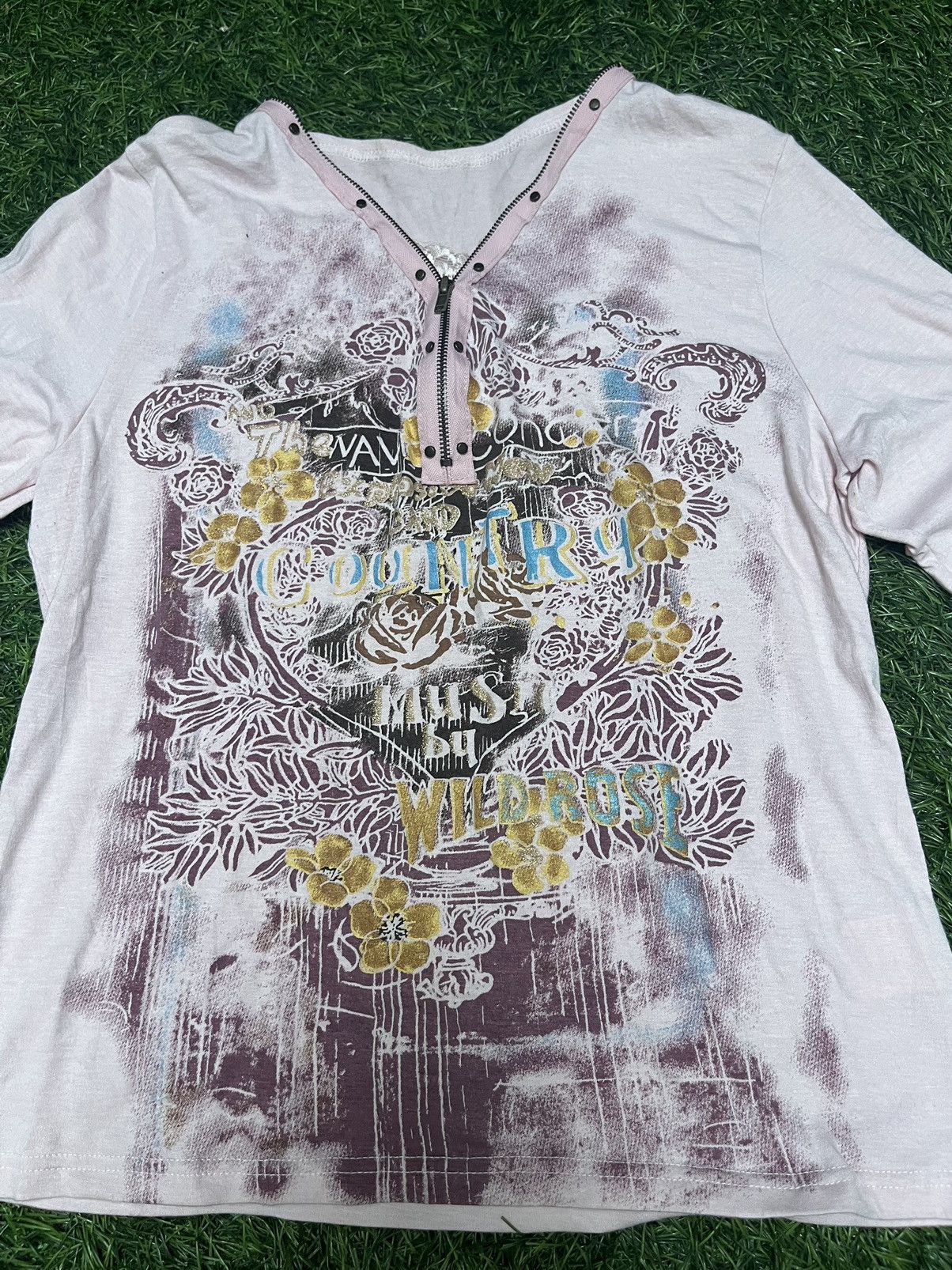 Japanese Brand Wild Rose JapanesePoem Lgb Ifsixwasnine Style LongSleeve Tee Size S / US 4 / IT 40 - 2 Thumbnail