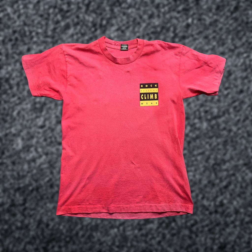 Vintage Rock design climb wear Stone Age Man Screem Stars Pink shirt mens size L Size US L / EU 52-54 / 3 - 1 Thumbnail