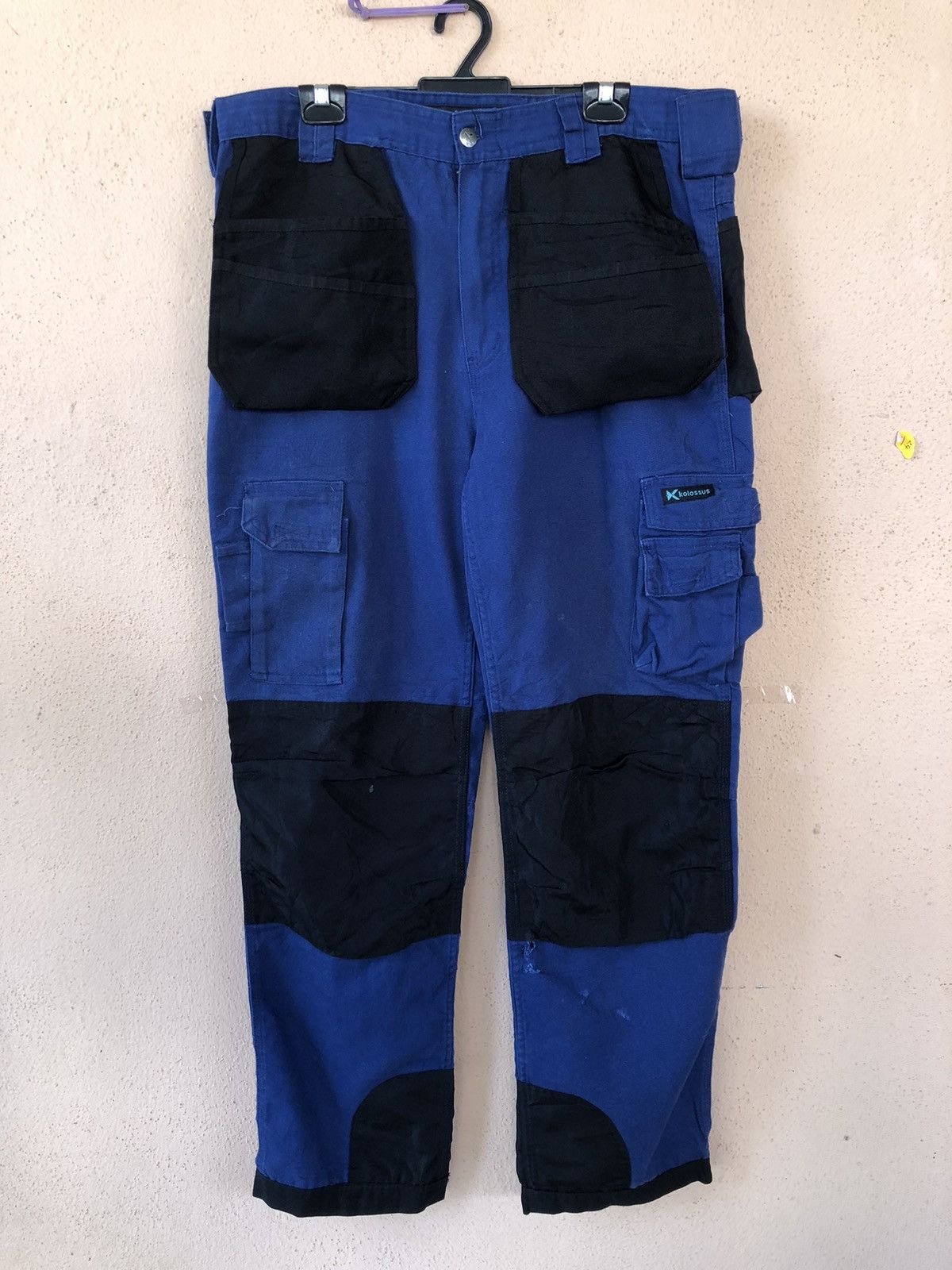 Japanese Brand × Vintage Vintage Kolossus Workwear Cargo Pant Size US 37 - 1 Thumbnail