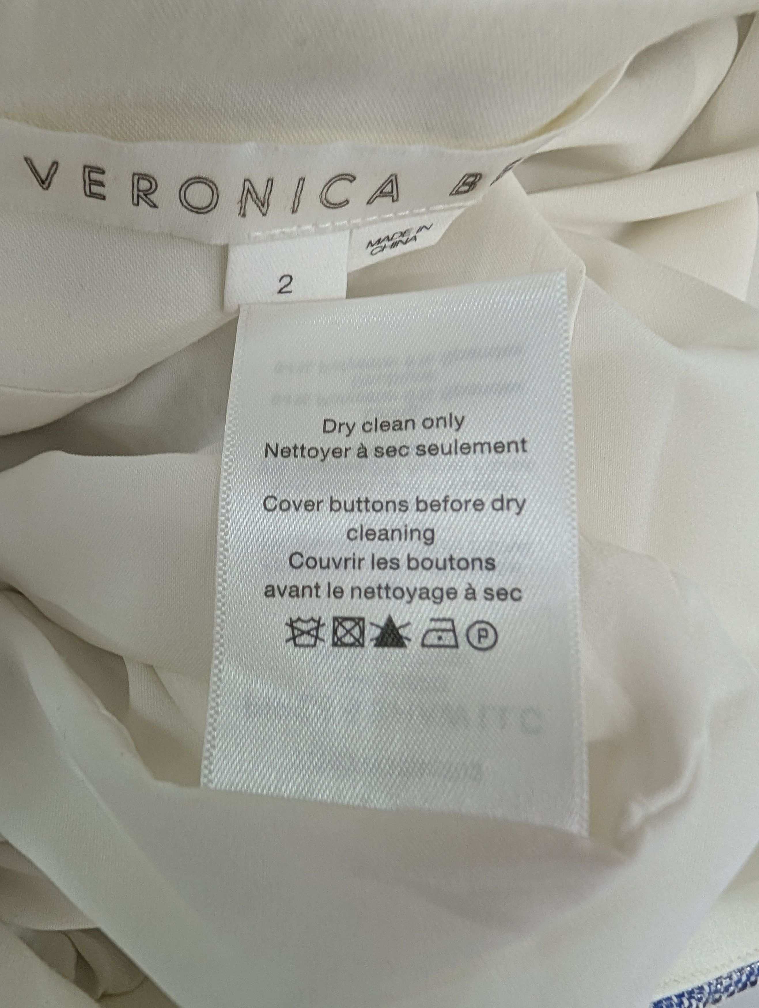 Veronica Beard Veronica Beard Blue And Beige Striped Skirt Size 26" / US 2 / IT 38 - 7 Thumbnail