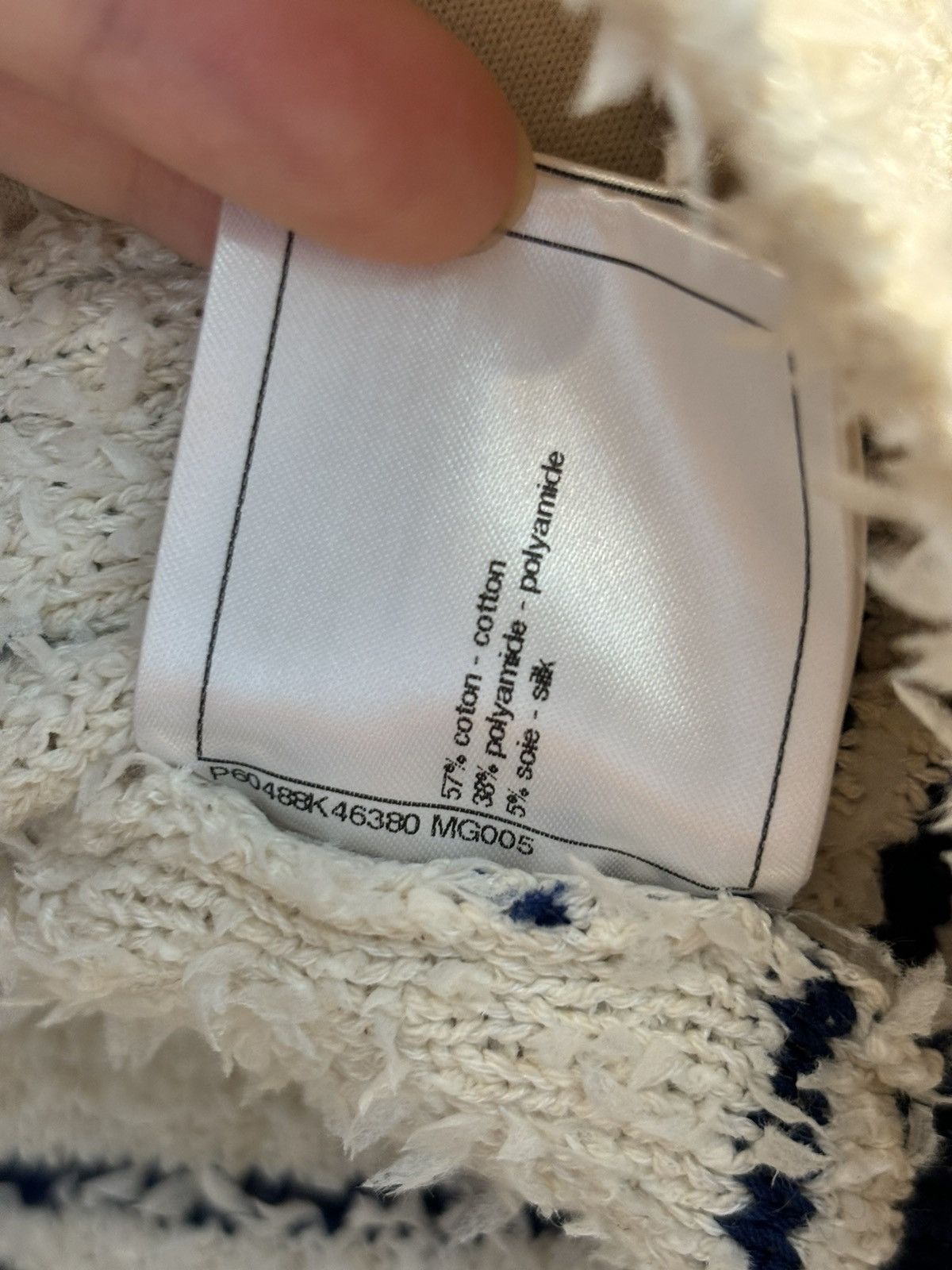 Chanel SS19 super oversized varsity CC logo cropped cardigan Size US M / EU 48-50 / 2 - 9 Thumbnail