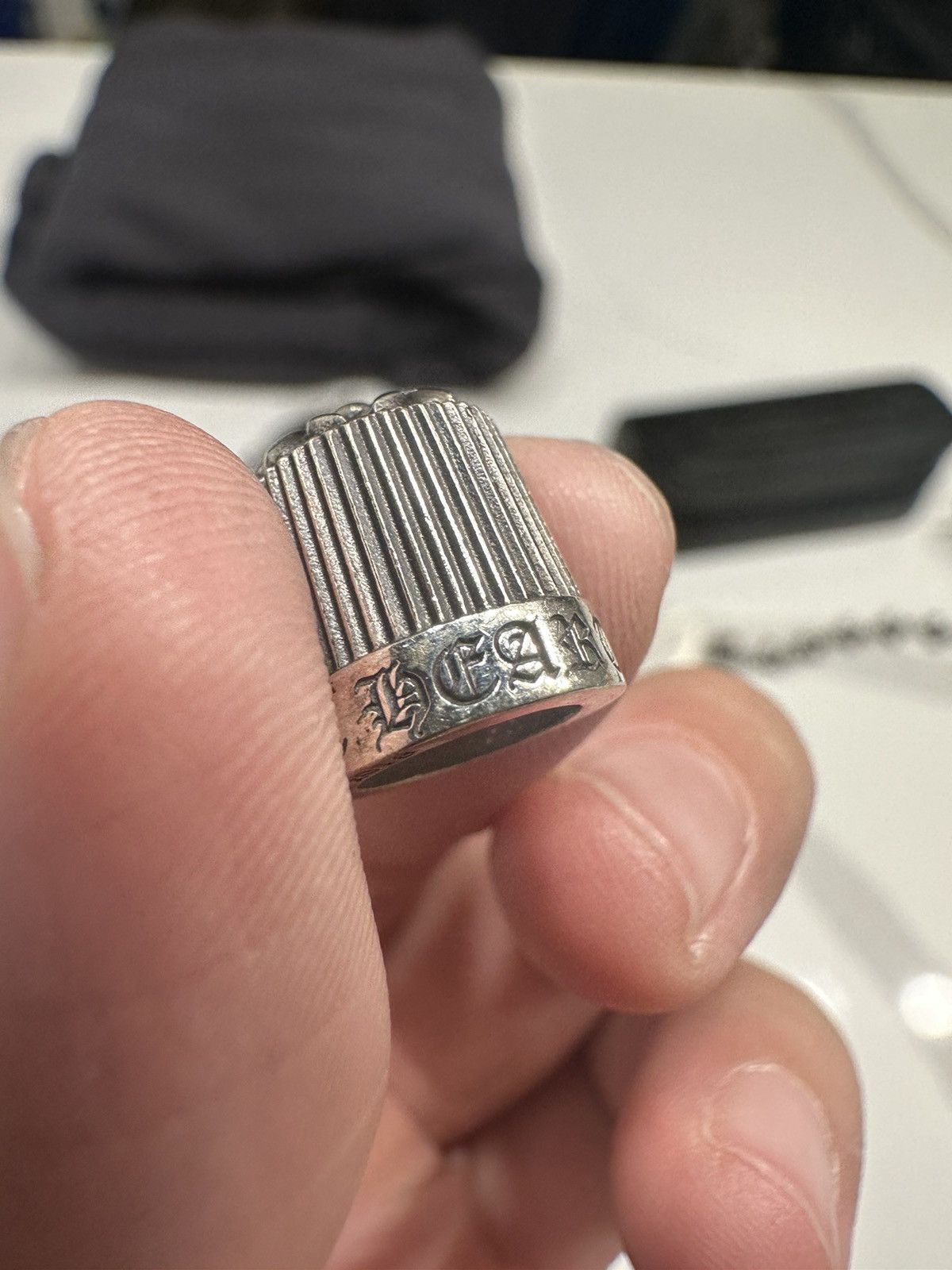 Chrome Hearts 🔥Chrome Hearts Car Silver Valve Cap🔥 Size ONE SIZE - 6 Thumbnail