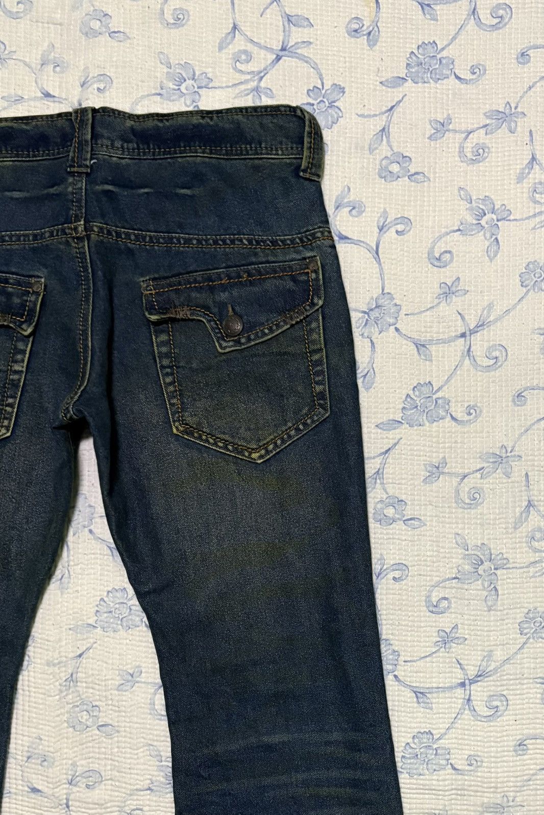 Japanese Brand Japanese Icom Streetwear Flared Jeans Distressed Denim Size US 31 - 13 Thumbnail
