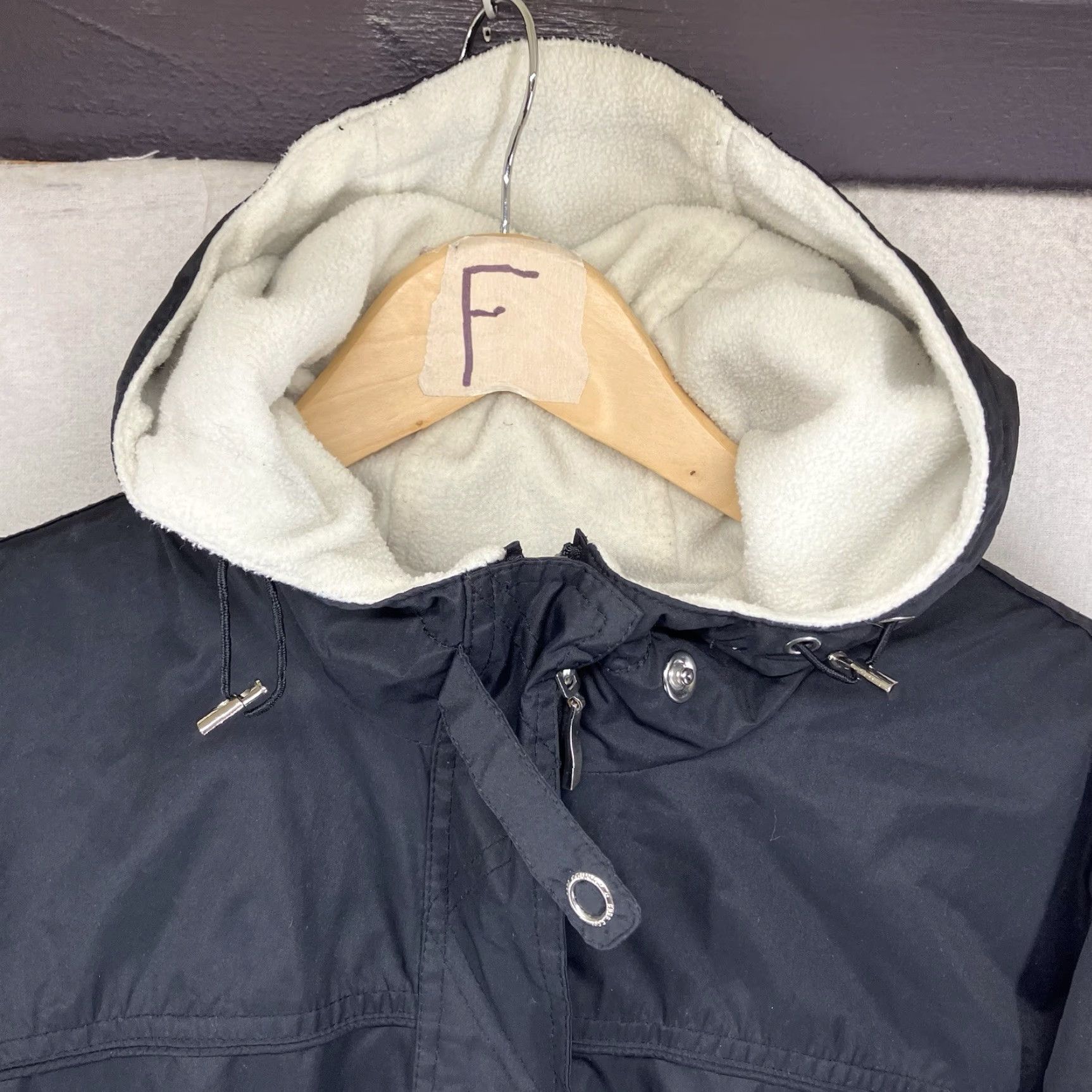 Free Country Free Country Women's Reversible Hooded Jacket Black White Fleece Full Zip Large Womens Size L / US 10 / IT 46 - 7 Thumbnail