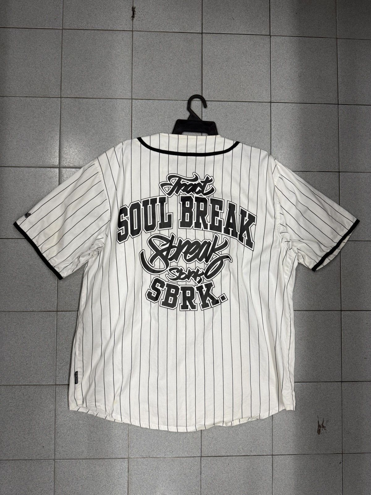 Japanese Brand Classic Soul Break Cotton Baseball Jersey Size US XXL / EU 58 / 5 - 2 Thumbnail