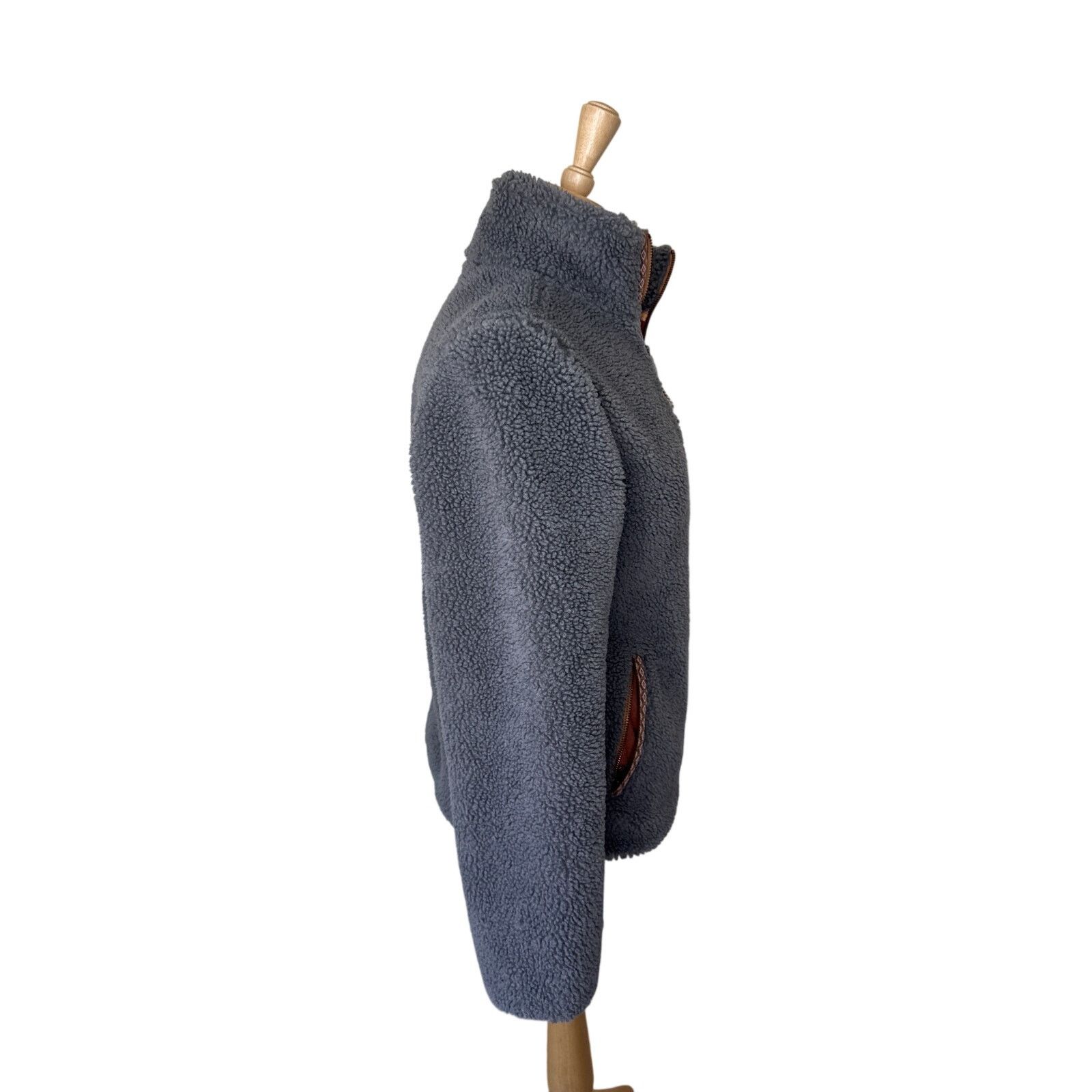 Faherty FAHERTY Ashbury Sherpa Jacket Gargoyle Gray Size Small Size S / US 4 / IT 40 - 5 Thumbnail