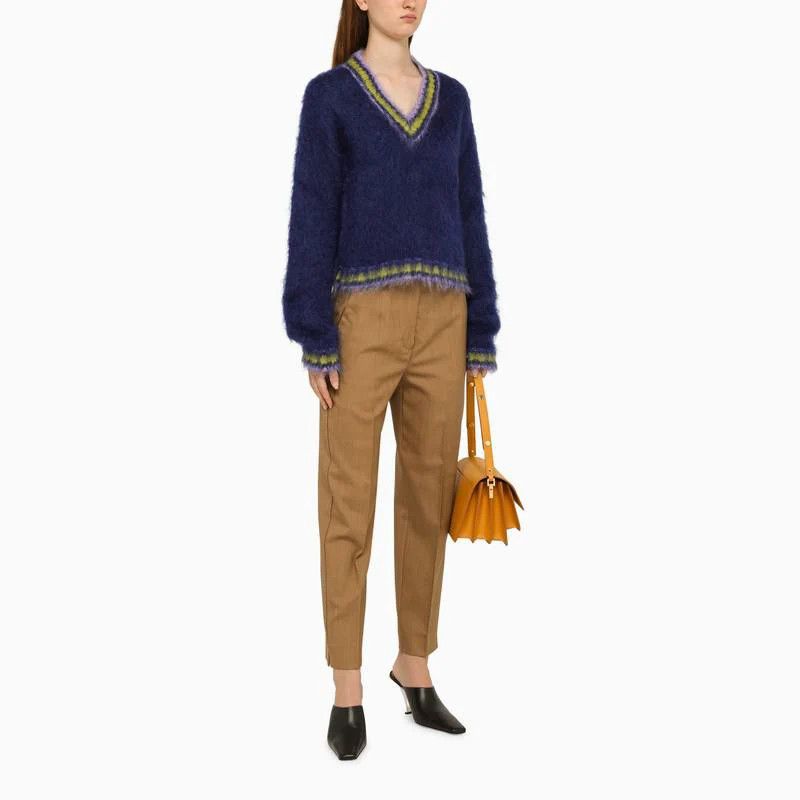 Marni o1w1db10824 Royal Sweater in Blue Size XS / US 0-2 / IT 36-38 - 3 Thumbnail