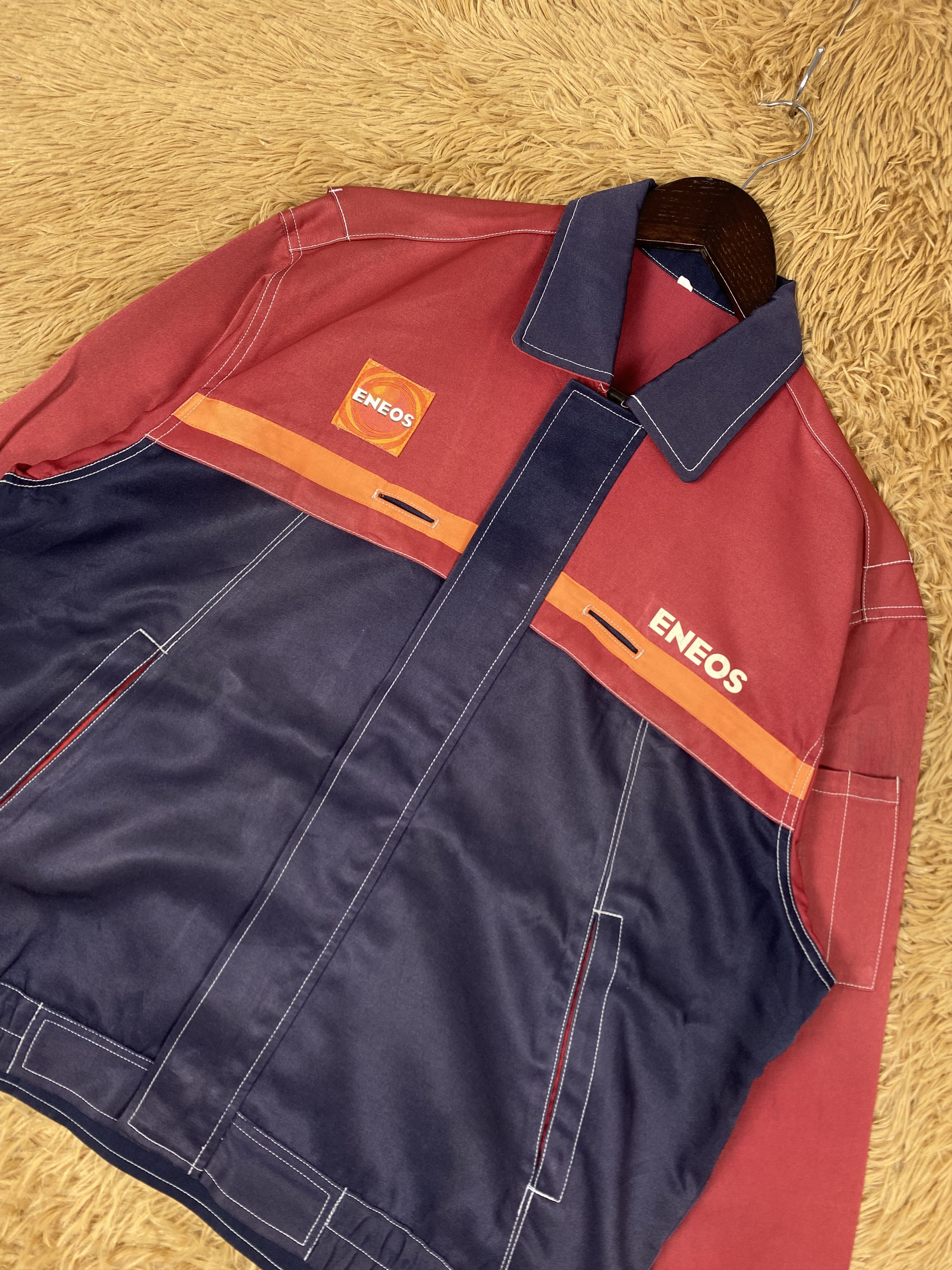 Japanese Brand Vintage Eneos Isetan Workers Jacket DJ0958 Size US M / EU 48-50 / 2 - 2 Thumbnail