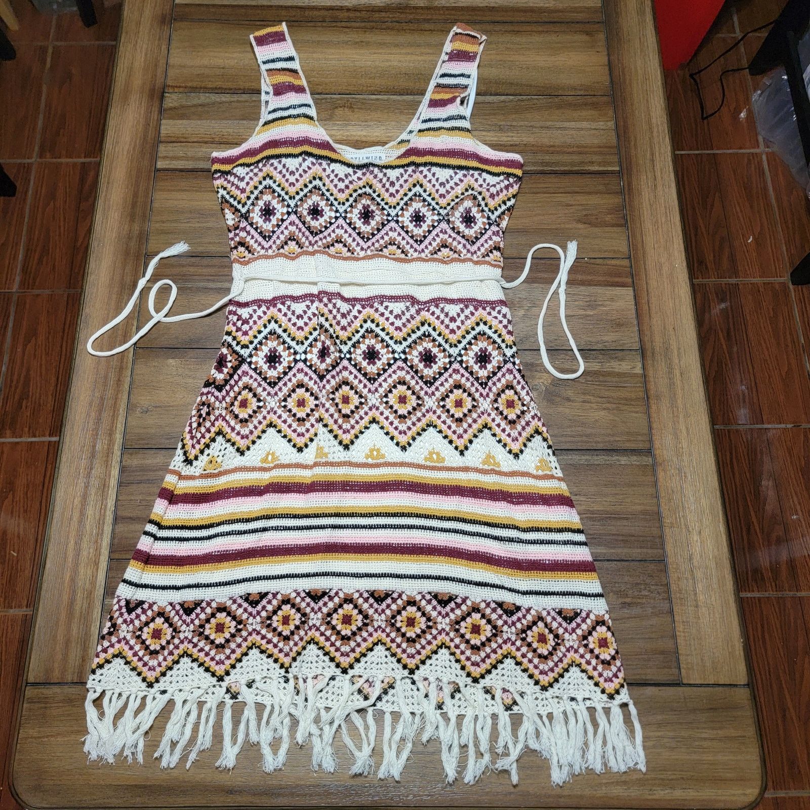 Other Idyllwind Chilli Havana Nights Crochet Dress - Junior Large Size L / US 10 / IT 46 - 2 Thumbnail